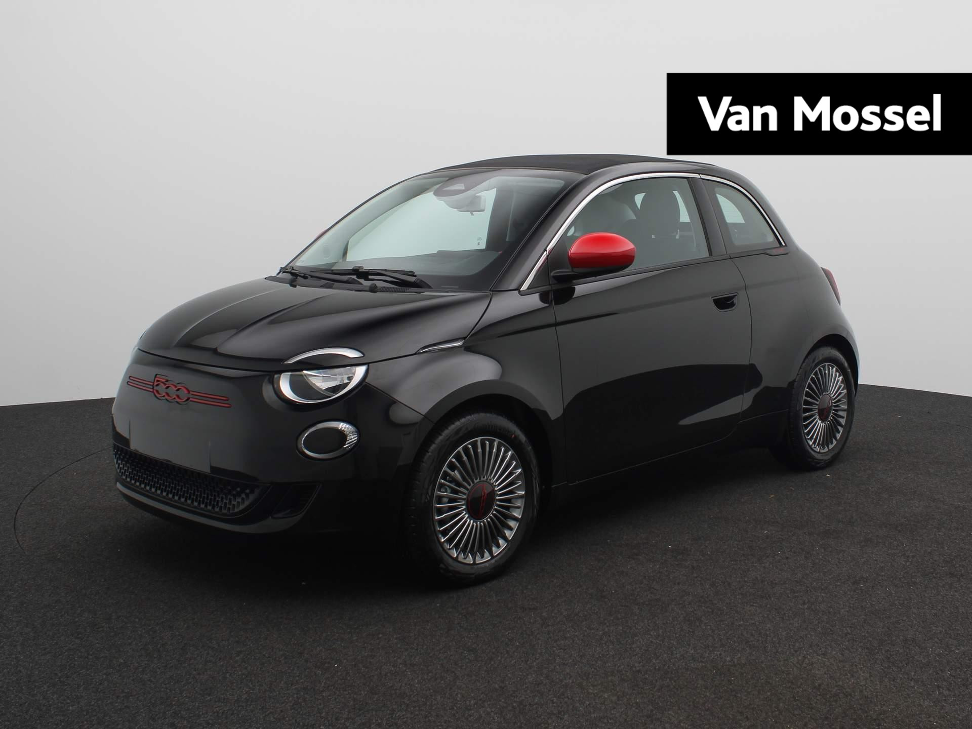 Fiat 500e RED 24 kWh | Cabrio | Carplay draadloos | Climate Control | Lane Assist || VAN MOSSEL VOORRAADVOORDEEL |