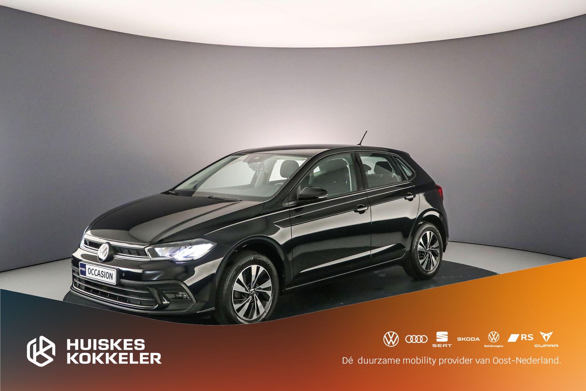 Volkswagen Polo Life 1.0 TSI 95pk Achteruitrijcamera, Stoelverwarming, App connect, Parkeersensoren, Snelheidsbegrenzer, LED koplampen, Airco, DAB, Radio