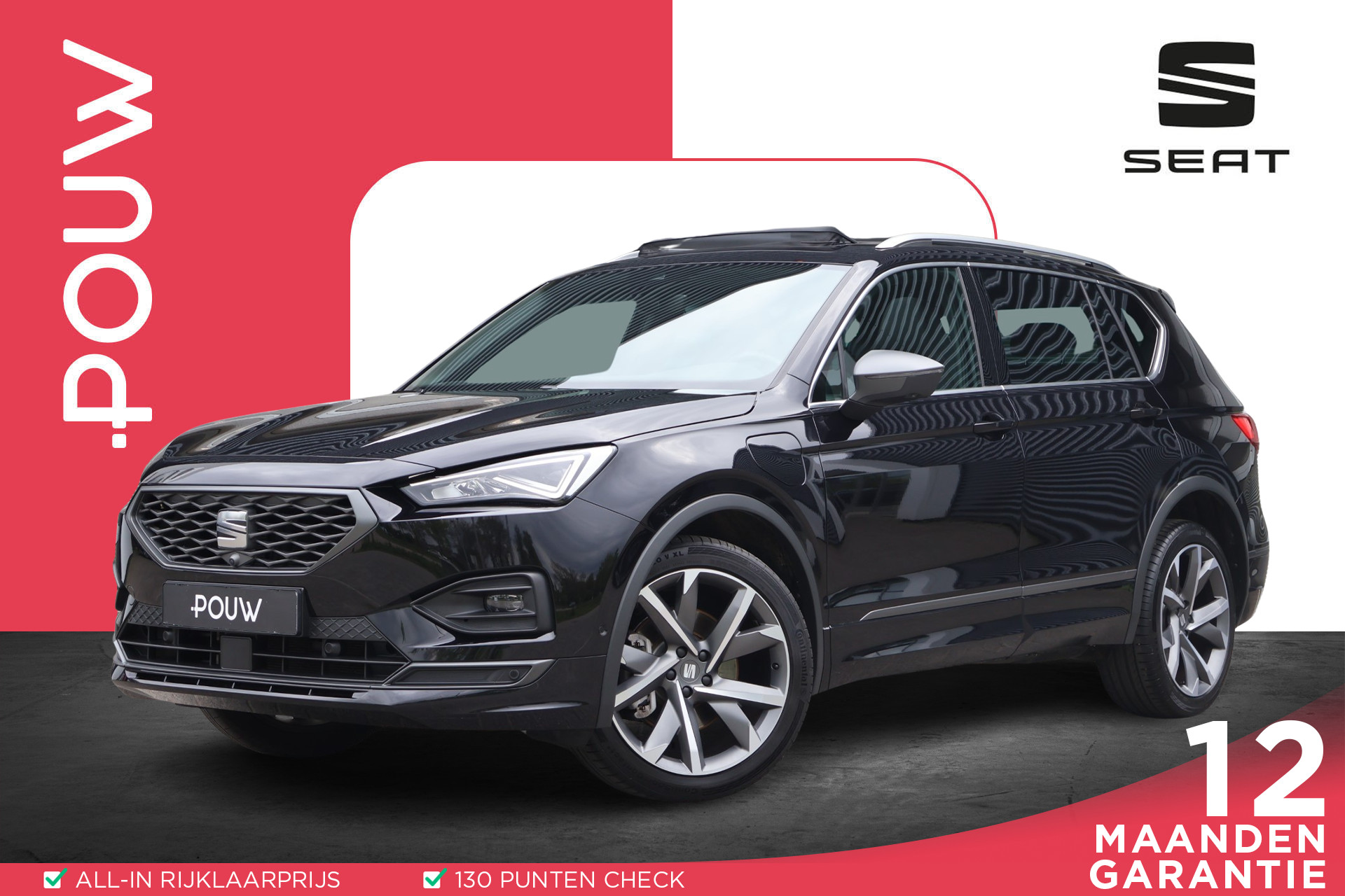 SEAT Tarraco 1.4 TSI e-Hybrid PHEV FR Business | SoH 100% | Panoramadak | Navigatie | Trekhaak