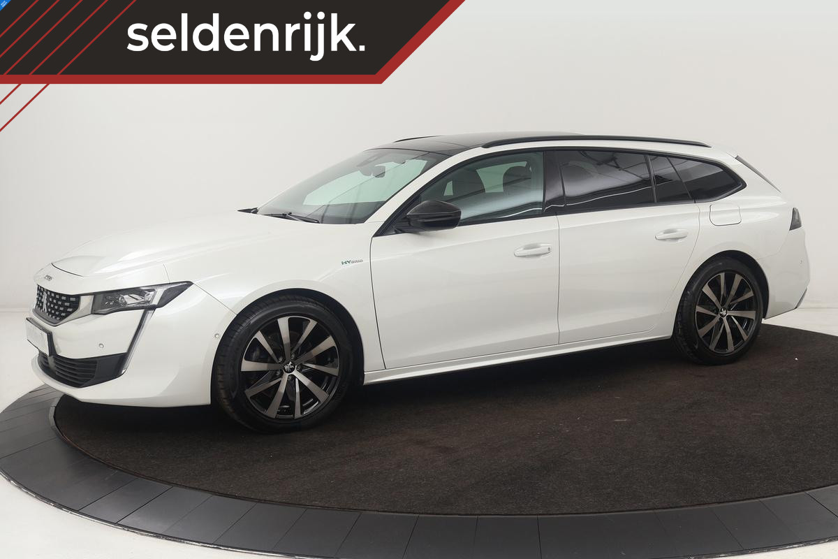 Peugeot 508 1.6 HYbrid GT | Panoramadak | Stoelverwarming | Adaptive cruise | Carplay | Camera | Half leder | Keyless | Navigatie | PHEV