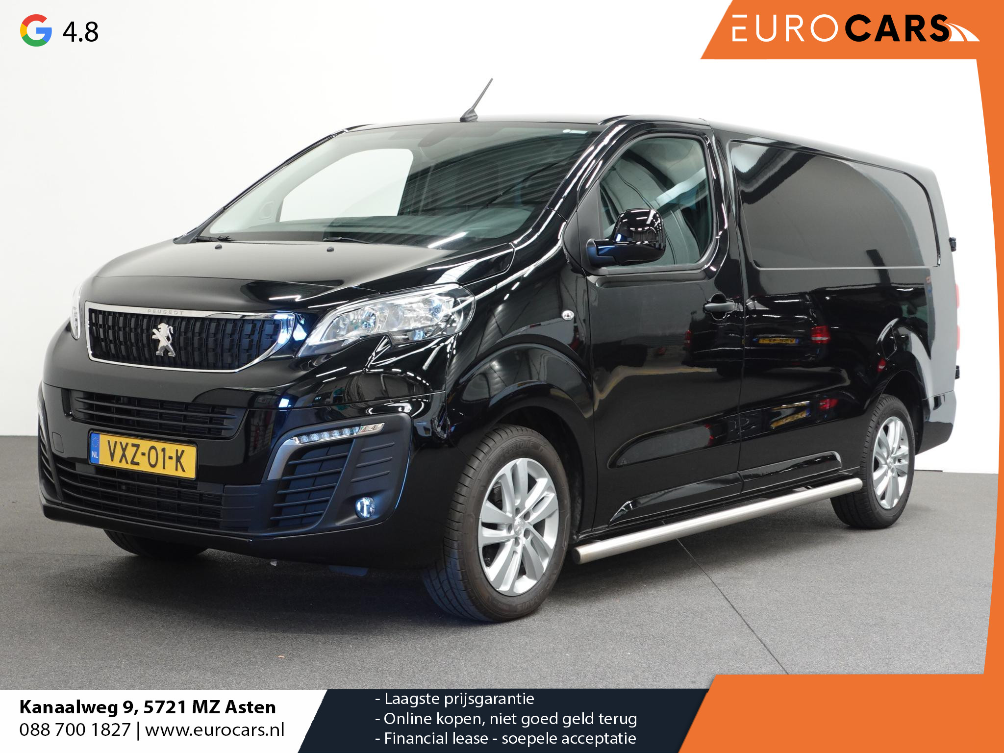 Peugeot Expert 2.0 BlueHDI 180 pk L3H1 Long Premium Automaat Navigatie Trekhaak Apple Carplay/ Android Auto Cruise control Airco Parkeersensoren