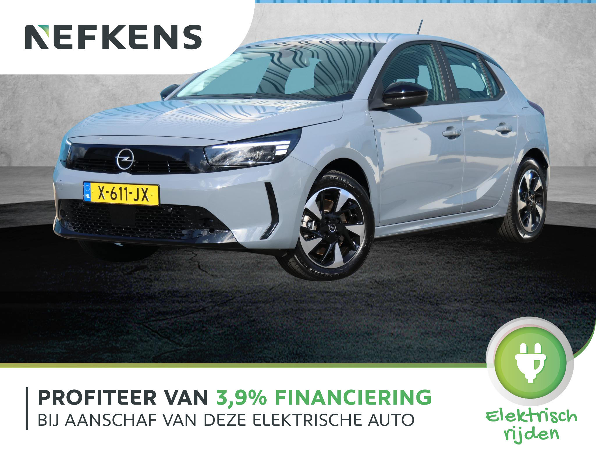 Opel Corsa-e Electric 50 kWh 136PK | Navigatie via Apple Carplay/Android Auto | Parkeersensoren Achter | LED Koplampen | Keyless Start | DAB Ontvanger | Volledig Digitaal Instrumentenpaneel | Climate Control | Cruise Control | 16" Lichtmetalen Velgen
