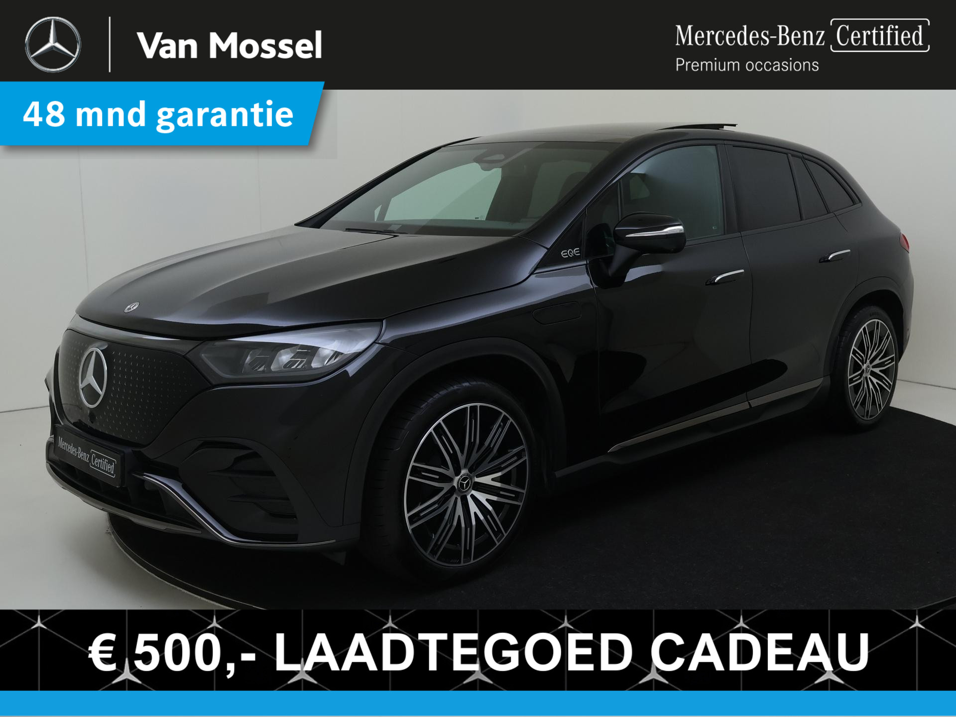 Mercedes-Benz EQE SUV 300 Business Edition AMG Line/ 20"/ Distronic Plus/ memory seats/ Panorama schuifkanteldak/ keyless go/ Night pakket