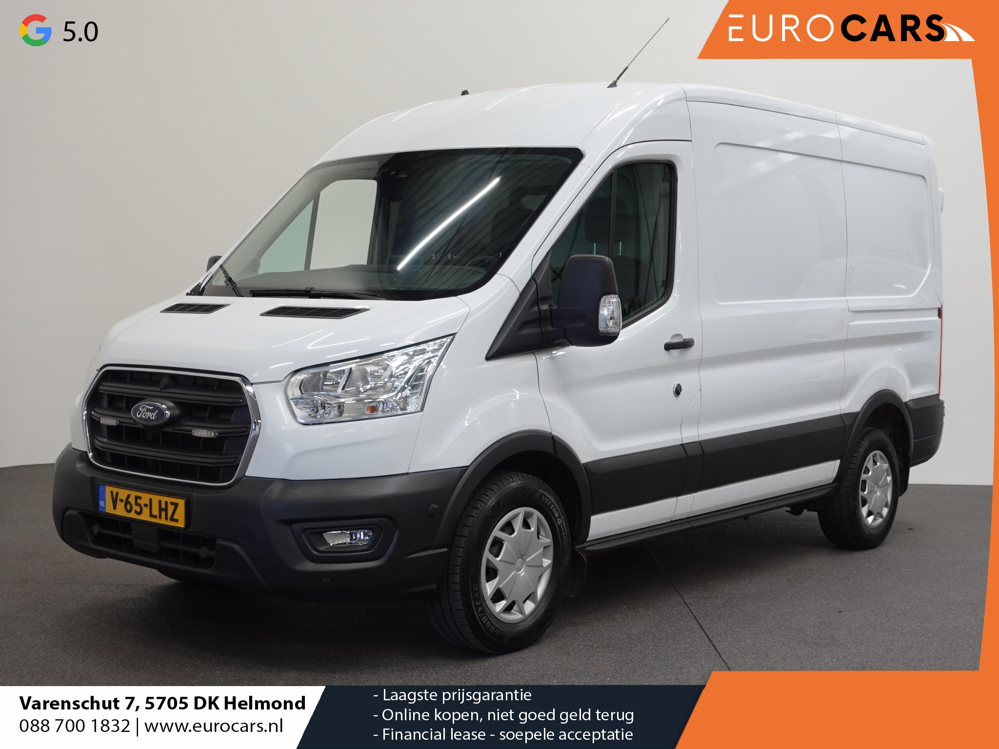 Ford Transit 350 131pk L2H2 Trend Apple Carplay/ Android Auto Camera Cruise control 3-Zits Airco Euro6