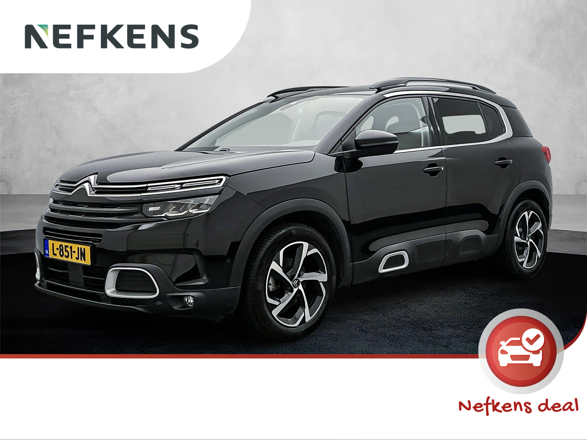 Citroën C5 Aircross SUV Feel 130 pk | Navigatie | Achteruitrijcamera | Parkeersensoren Voor en Achter | Verwarmde Comfortstoelen | Keyless Entry/Start | LED Koplampen | Trekhaak | Dodehoek Detectie | Adaptieve Cruise Control | 18" Lichtmetalen Velgen | Apple Carplay/Android Auto |
