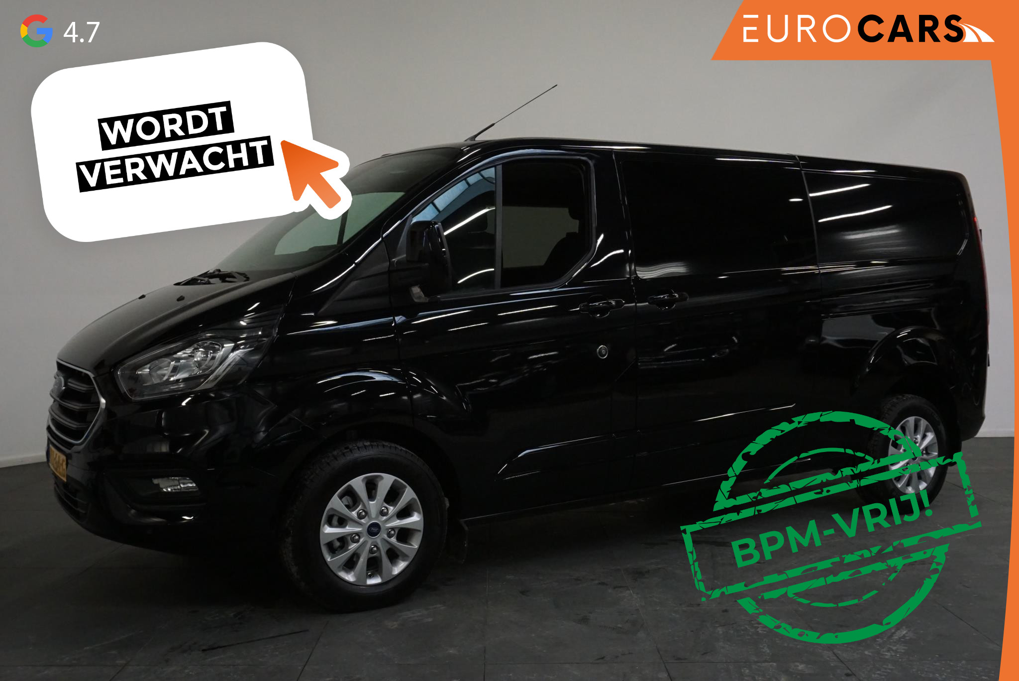 Ford Transit Custom 300 2.0 TDCI 130pk AutoL2H1 Limited Dubbele cabine Ford Transit Custom 300 2.0 TDCI L2H1 Limited Dubbele cabine  Navi Airco 2 Schuifdeuren Trekhaak PDC Carplay DAB