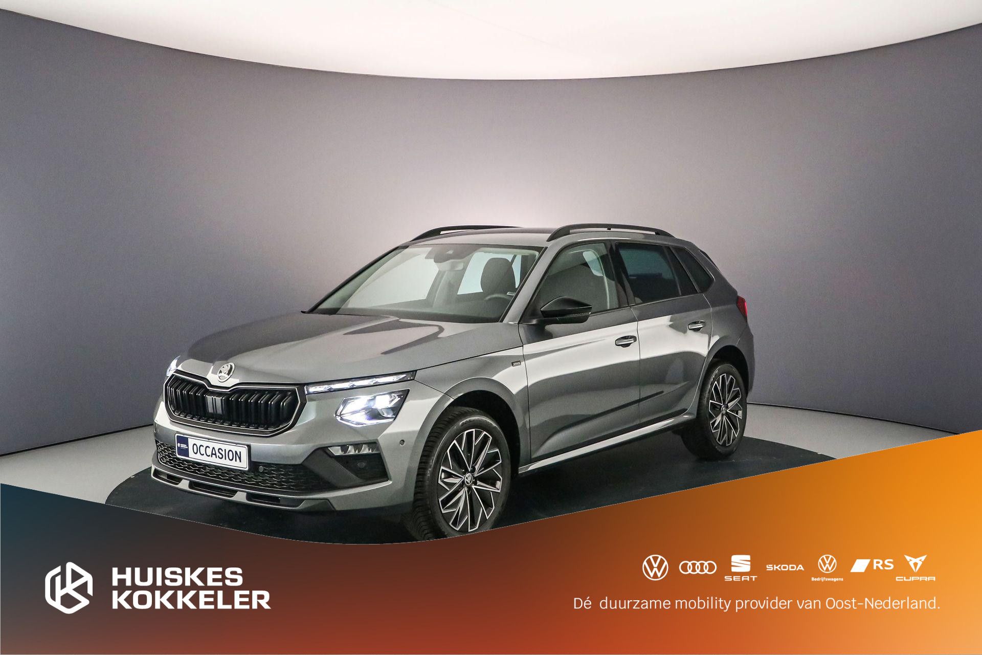 Škoda Kamiq Selection 1.0 TSI 115pk DSG Automaat Trekhaak, Elektrische achterklep, Adaptive cruise control, Achteruitrijcamera, Navigatie, Stoelverwarming, Parkeersensoren