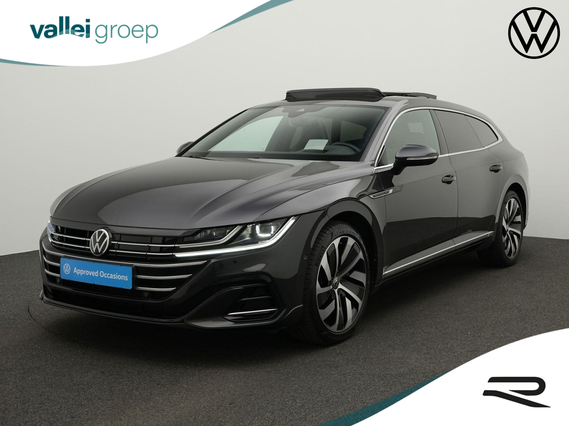 Volkswagen Arteon 1.4 TSI 218 pk DSG eHybrid R-Line Business+ | Panoramadak | Leder | IQ Light | Geheugen-/massagestoel | Rondomzicht camera | Navigatie Discover Pro