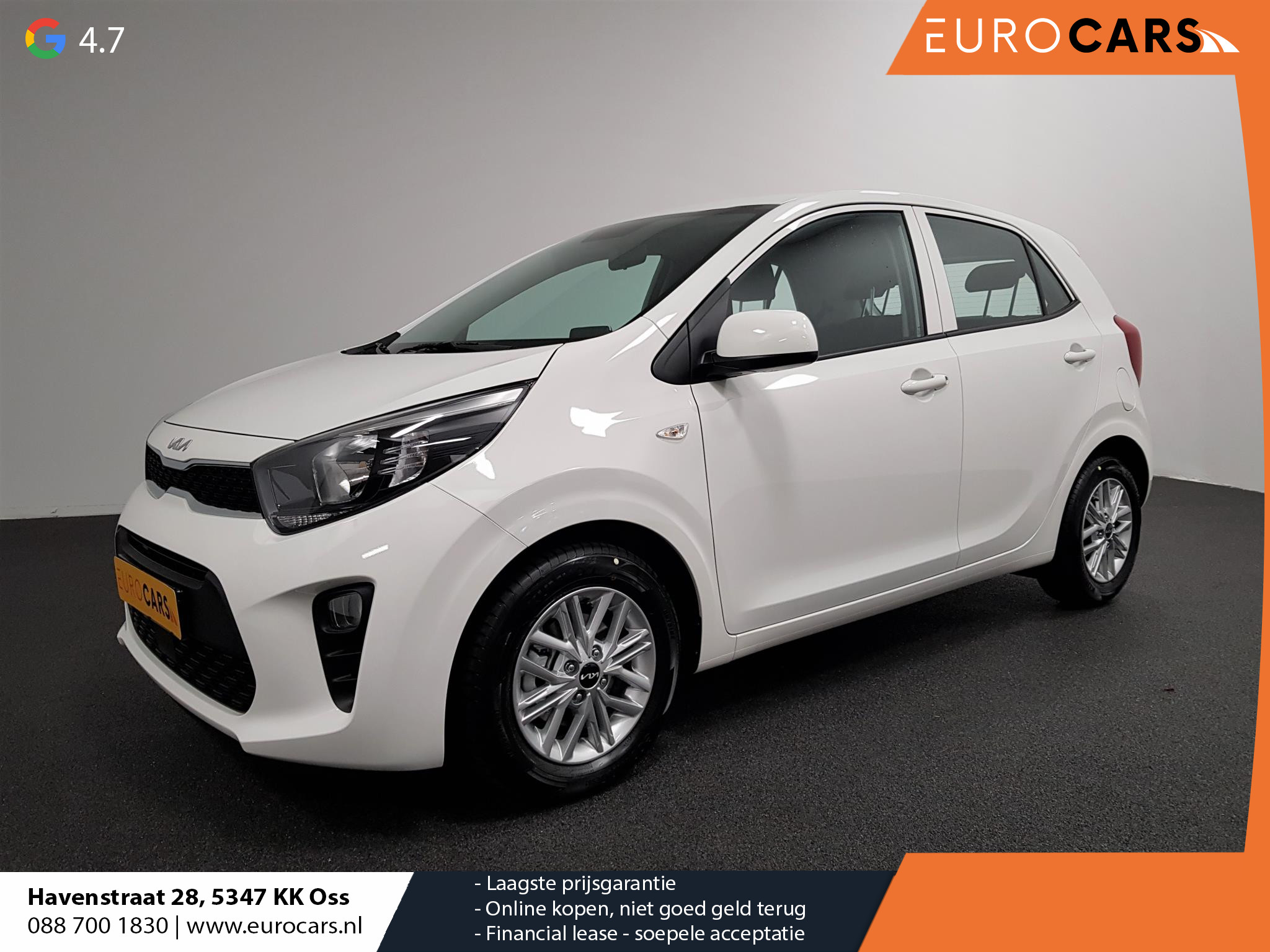 Kia Picanto 1.0 DPi Automaat DynamicLine Navigatie Apple Carplay/Android Auto Airco Camera DAB Lichtmetalen velgen Bluetooth