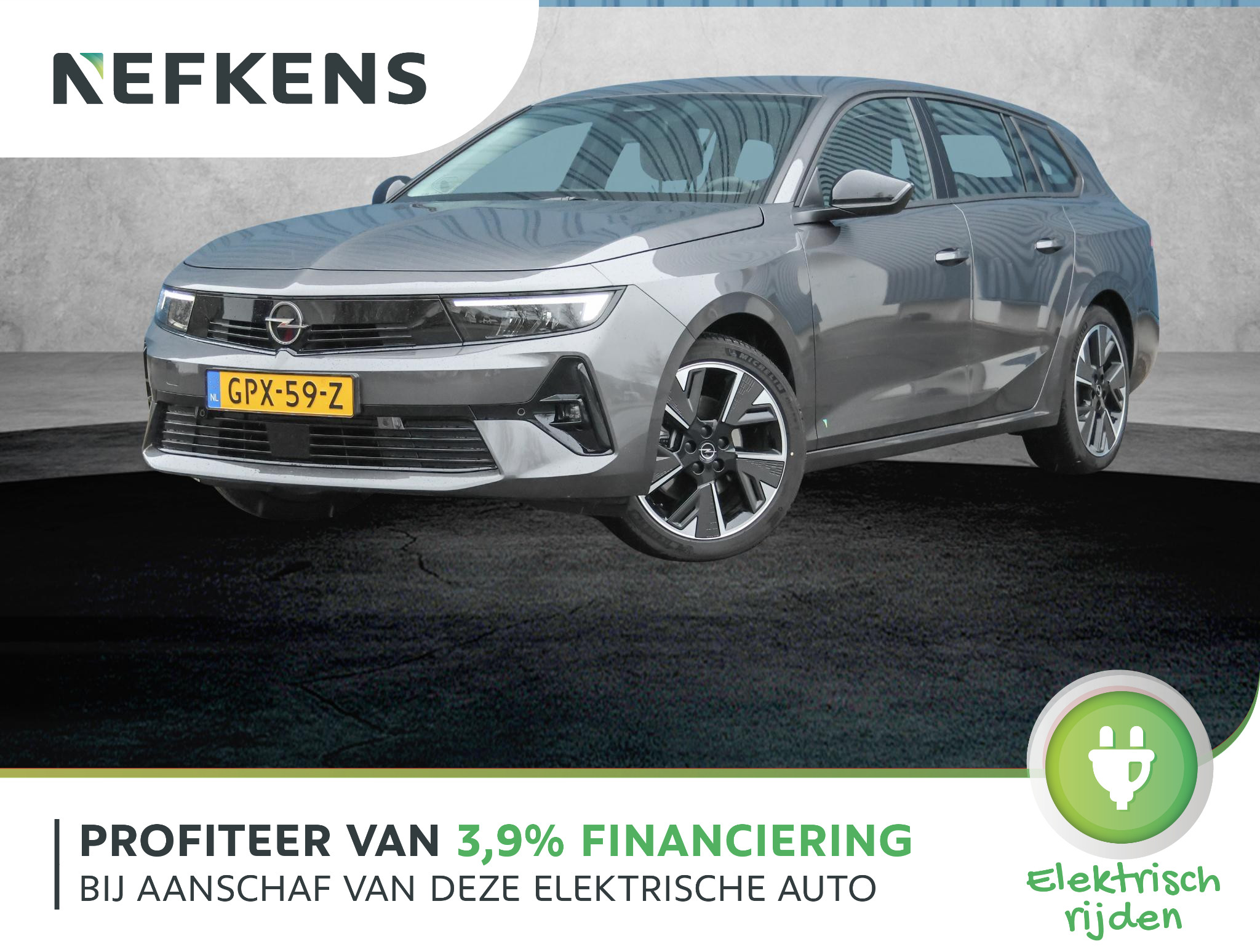 Opel Astra Electric 54 kWh Business Edition | Warmtepomp | 11kw lader | AGR-bestuurdersstoel | Apple Carplay/ Android Auto | Adaptieve cruise control | Parkeersensoren voor & Achter | Navigatie |