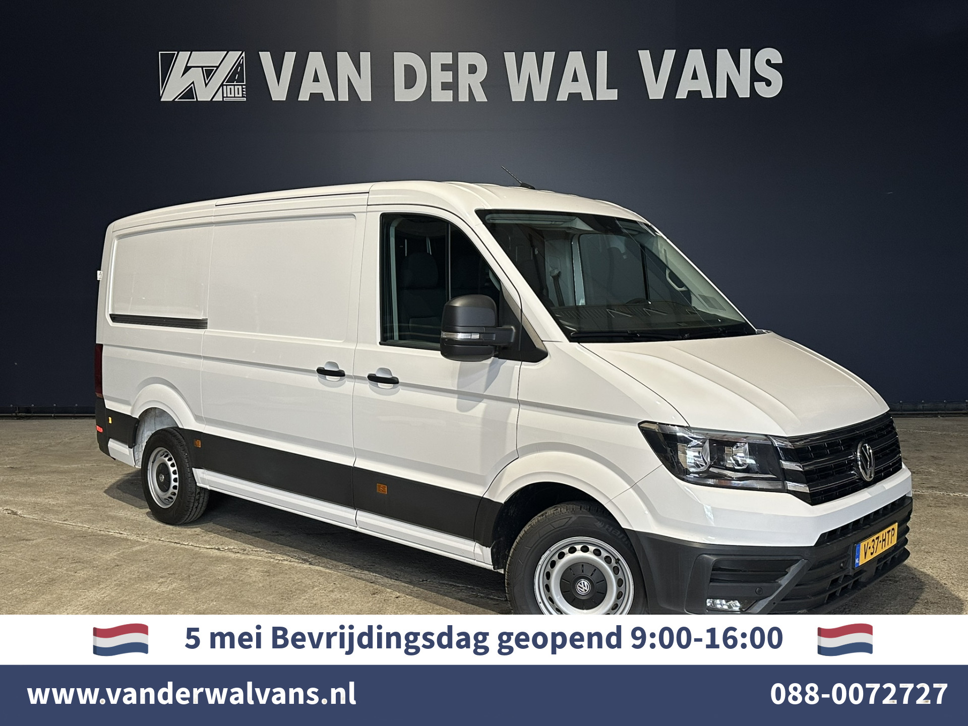 Volkswagen Crafter 2.0 TDI 141pk L3H2 L2H1 Euro6 Airco | Apple Carplay | Cruisecontrol | Andoid Auto | Parkeersensoren, Stoelverwarming, Bijrijdersbank, 3000kg trekvermogen