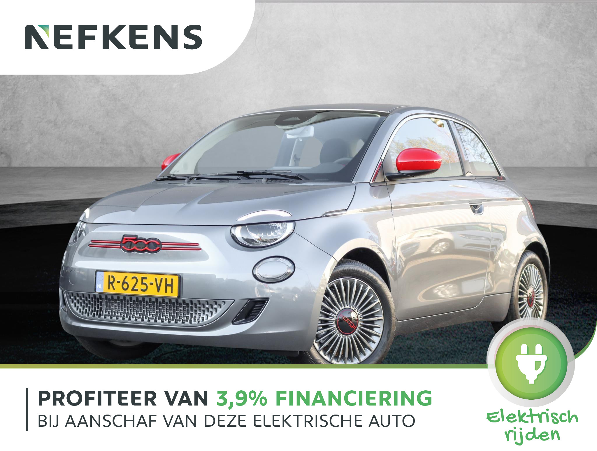 Fiat 500e 42 kWh RED | Climate | Apple CarPlay & Android Auto