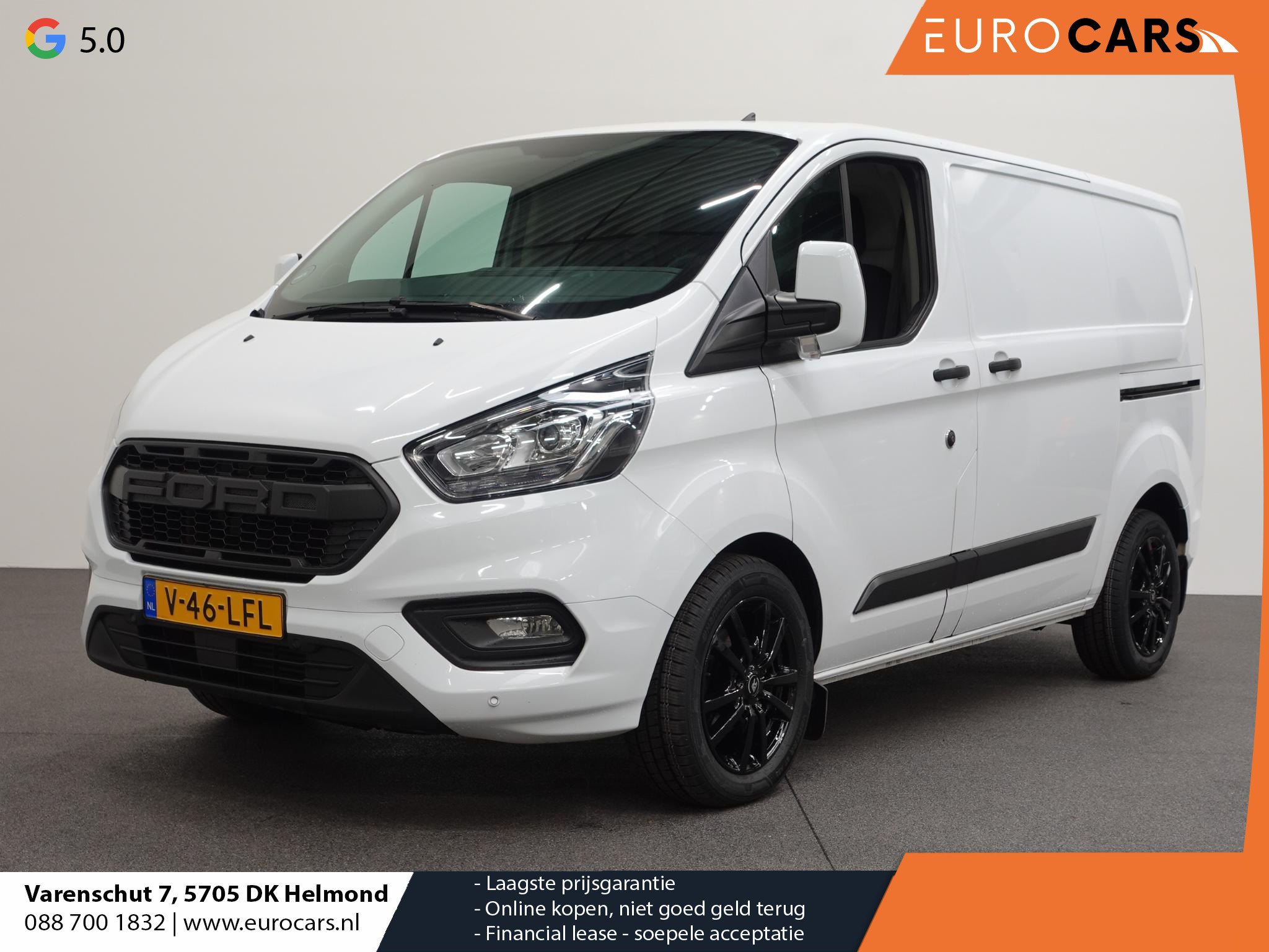 Ford Transit Custom 130pk Automaat L1H1 Trend Raptor Editon 2x Schuifdeur Trekhaak Airco Cruise control Euro6