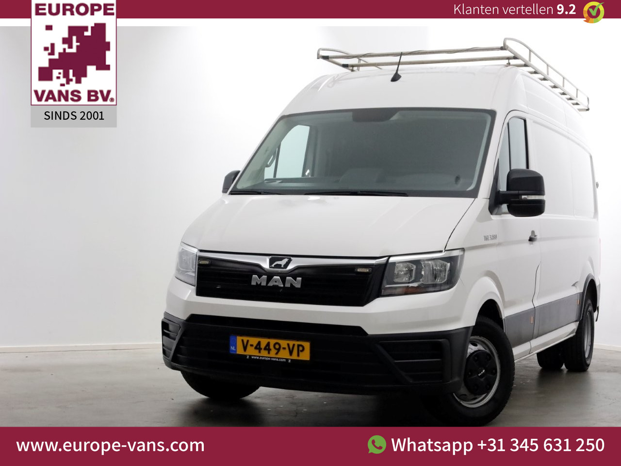 MAN TGE 5.180 2.0 177pk E6 L3H3 (L2H2) Navi/Camera Trekhaak 3500kg 02-2019