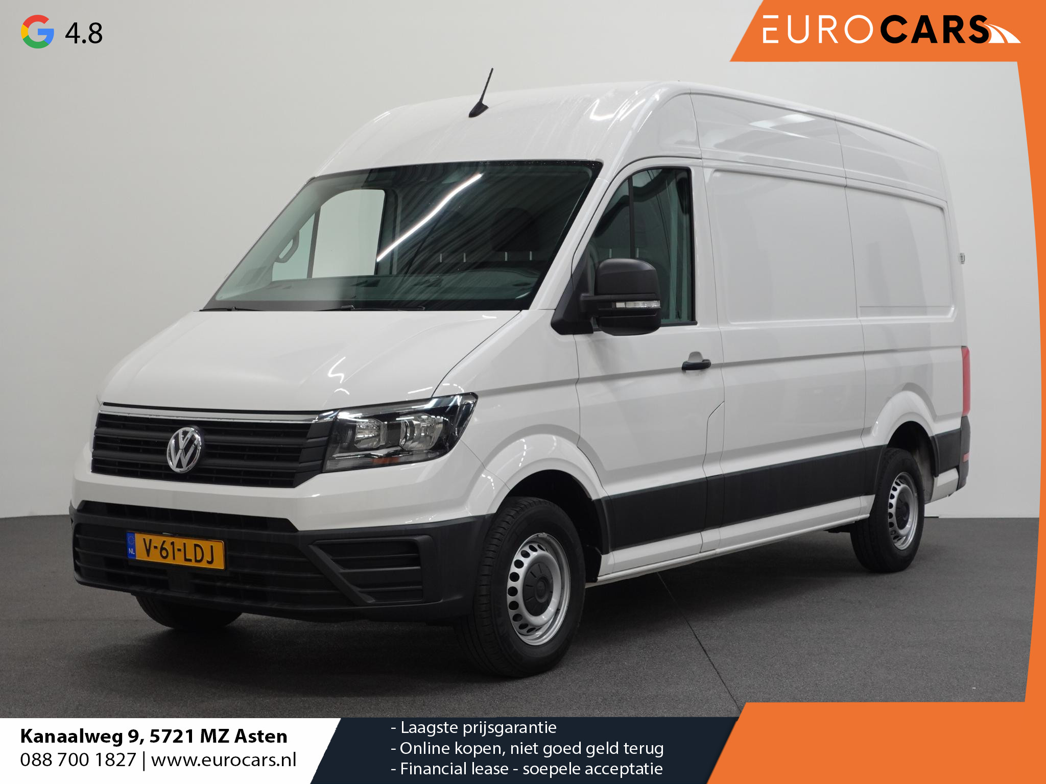 Volkswagen Crafter 177pk Automaat L3H3/ L2H2 Apple Carplay Camera Cruise control Trekhaak Airco Standkachel