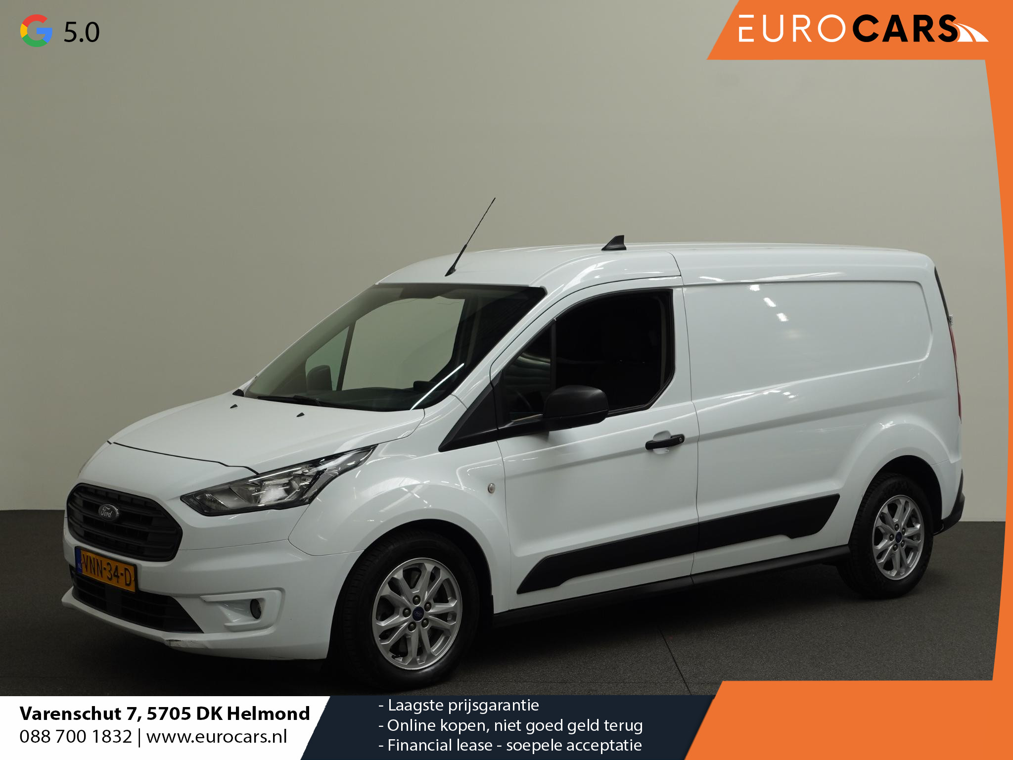 Ford Transit Connect L2 Automaat Trend 3zits Trekhaak Navigatie Parkeersensoren achter Cruise Control Camera DAB+ Airco