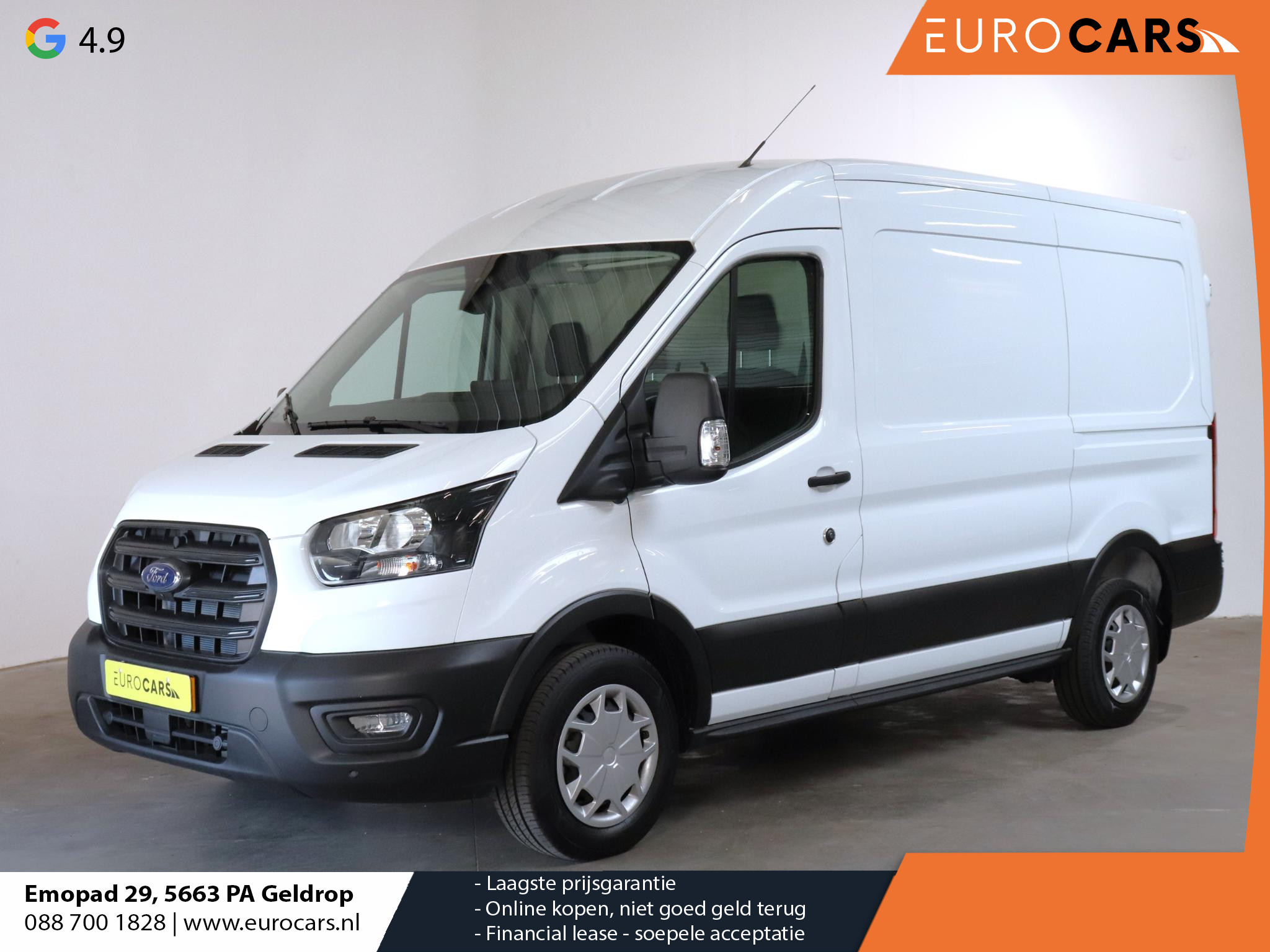 Ford Transit 130pk Automaat L2H2 Navi Camera Trekhaak Cruise control ACC Airco