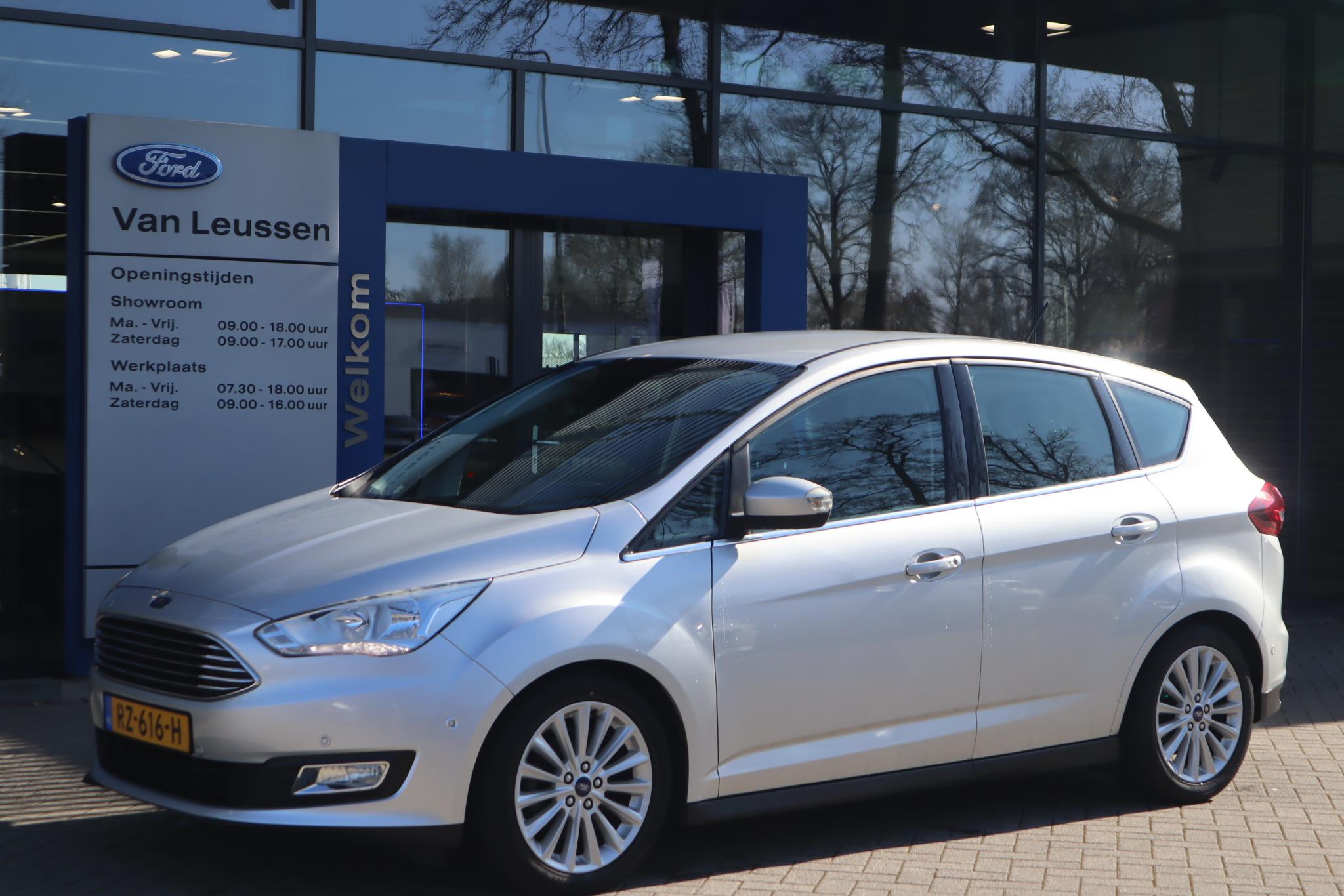 Ford C-MAX 125PK TITANIUM NAVI PARK-SENSOREN 17"LM-VELGEN CLIMA CRUISE KEYLESS VOORRUITVERWARMING NL-AUTO
