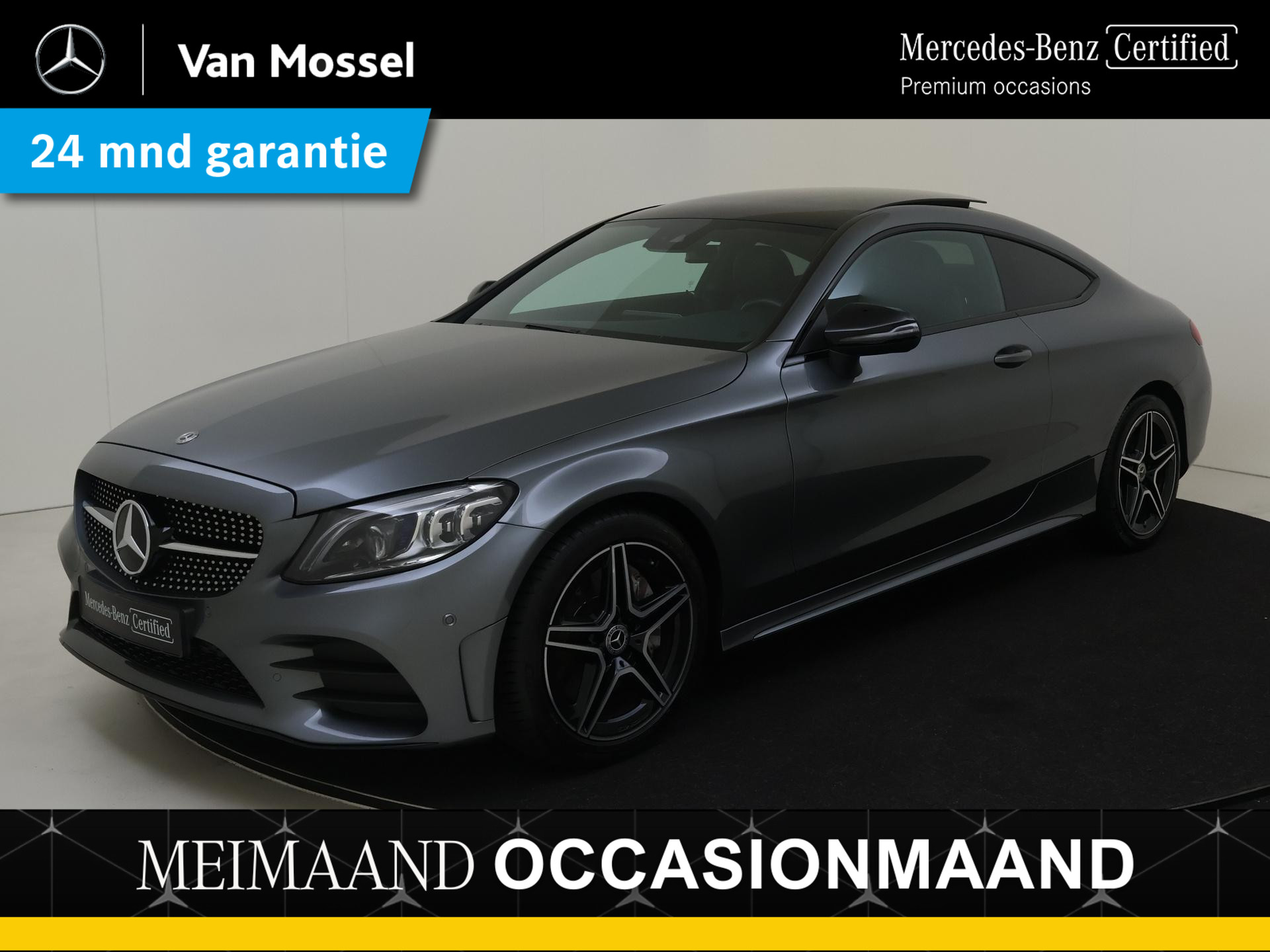 Mercedes-Benz C-Klasse Coupé 300 Premium Plus Pack / Stoelverwarming / Achteruitrijcamera / Panaroma--schuifdak / Memory-Stoelen /