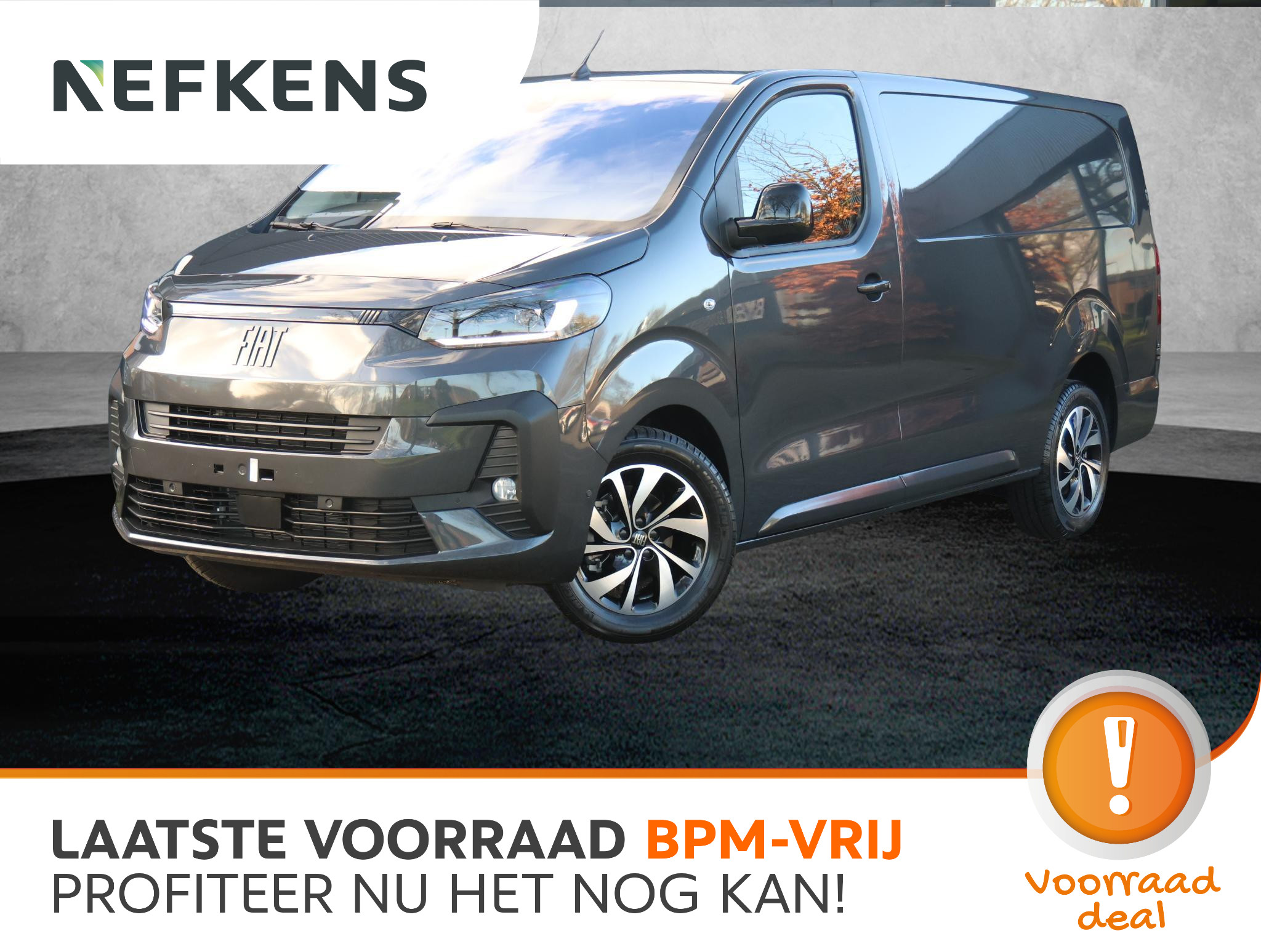 Fiat Scudo 2.0 145 PK S&S L3 | Incl. € 7.263,- korting !! | GEEN BPM | Camera | Trekhaak | 3 Zits | Navigatie | CruiseControl | AppleCarPlay/AndroidAuto )
