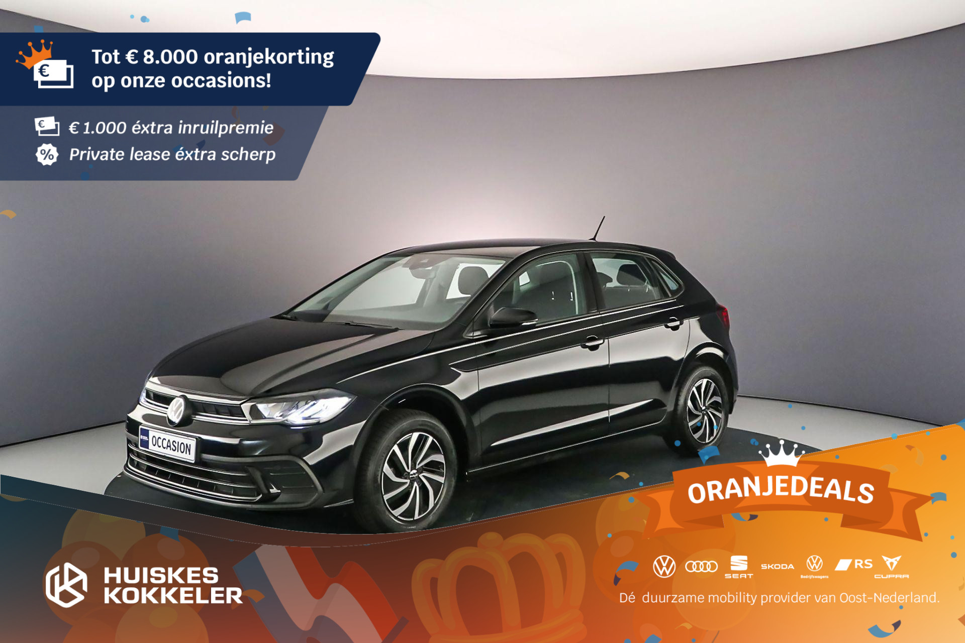 Volkswagen Polo Life 1.0 TSI 95pk Adaptive cruise control, DAB, Radio, App connect, Airco, Bluetooth, LED koplampen