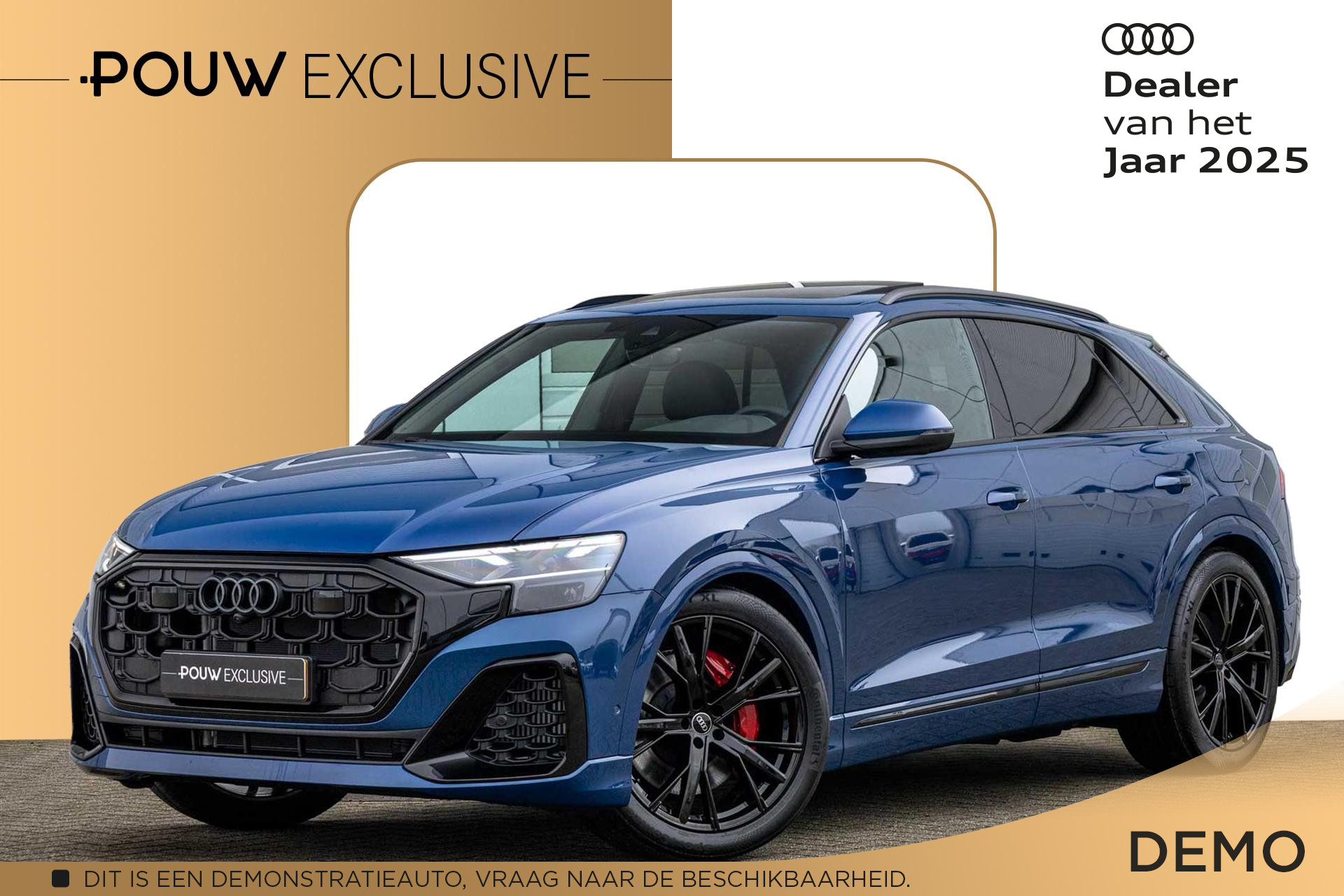 Audi Q8 55 TFSIe 394pk Quattro S-Line Edition | Panoramadak | Trekhaak | B&O Sound