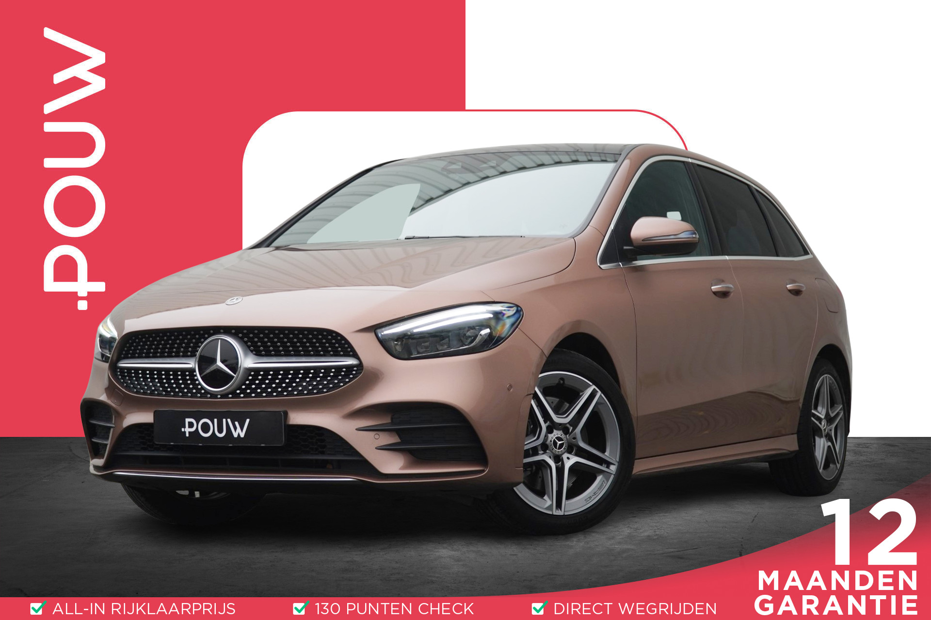 Mercedes-Benz B-Klasse 250 e 218pk Business Solution AMG Limited | Night Pakket | AMG Pakket | Panoramadak