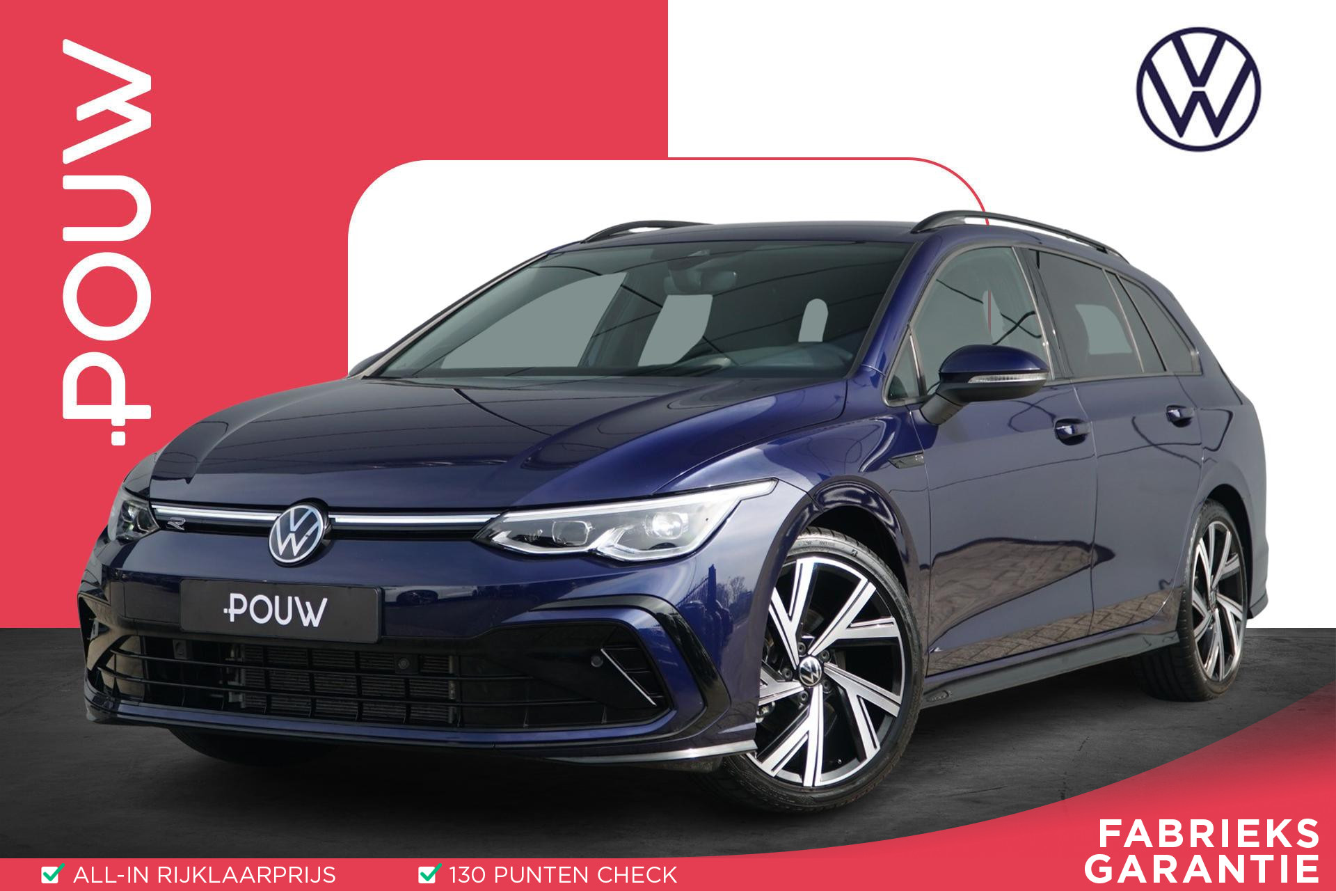 Volkswagen Golf Variant 1.5 eTSI 150pk DSG R-Line Business | Achteruitrijcamera | Navigatie | Apple Carplay/Android Auto | 18'' LMV