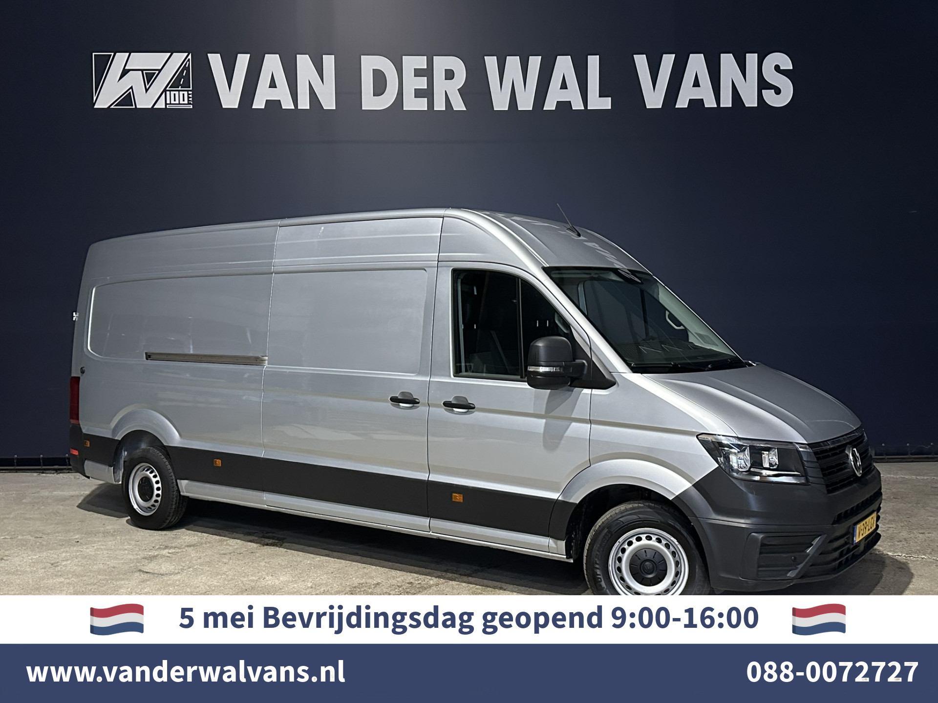 Volkswagen Crafter 2.0 TDI 141pk L4H3 L3H2 Euro6 Airco | Camera | Apple Carplay | Android Auto Parkeersensoren, Bijrijdersbank, 3000kg Trekvermogen