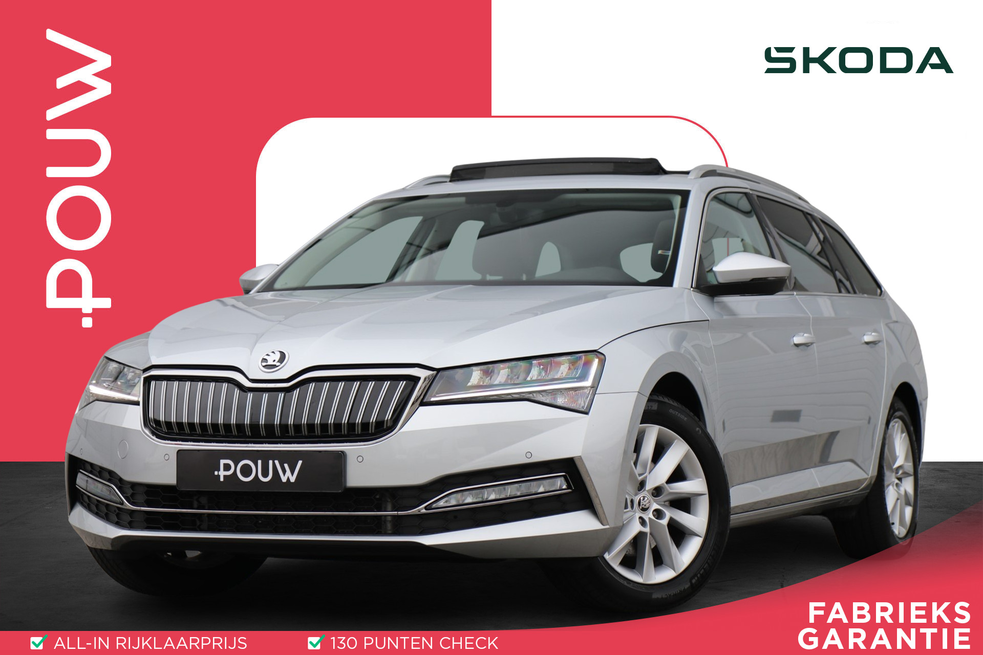 Škoda Superb Combi 1.4 TSI 218pk DSG iV Business Edition | SoH 99% | Panoramadak | Achteruitrijcamera | Navigatie