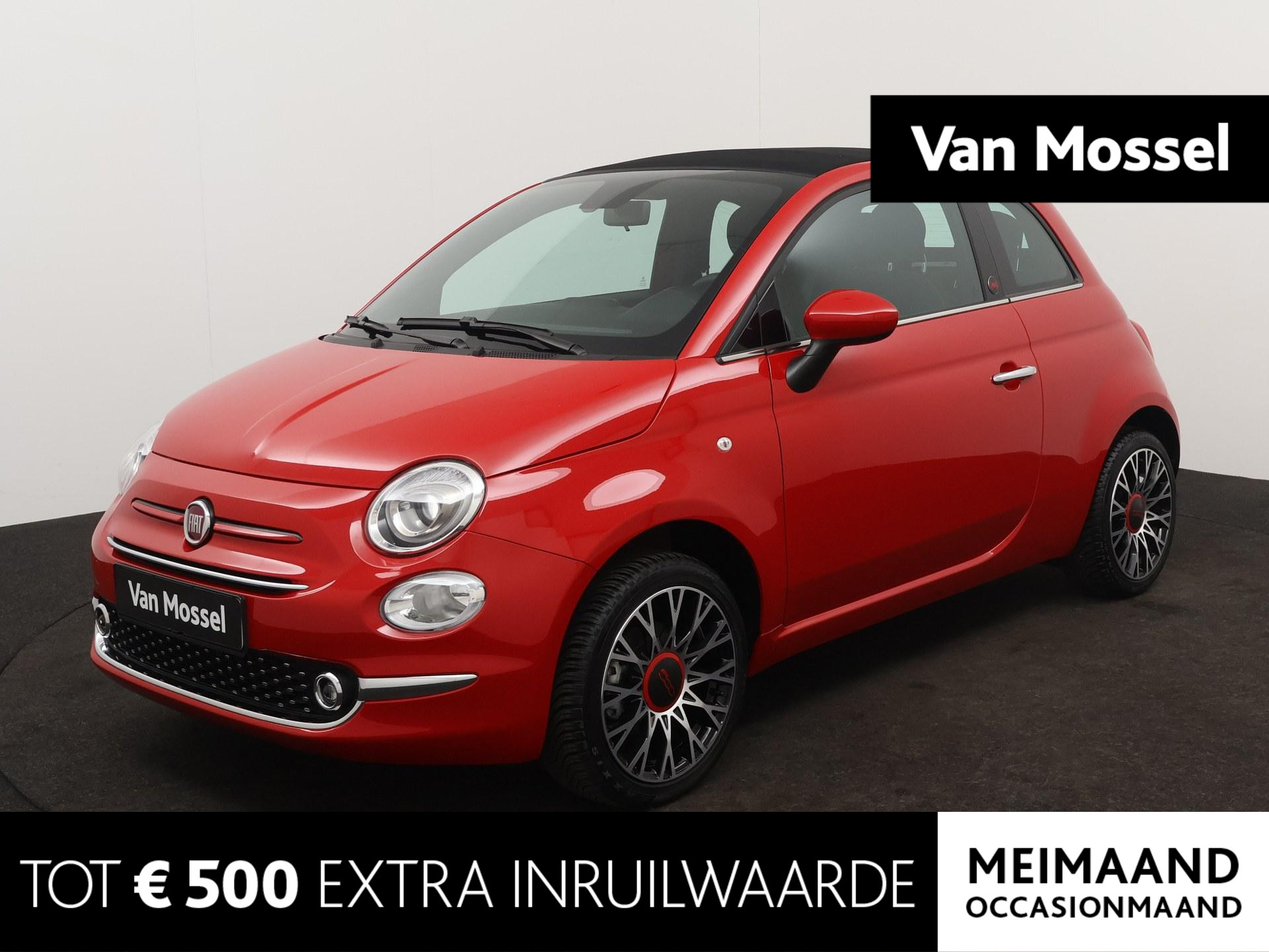 Fiat 500C 1.0 Hybrid RED Cabriolet | Navigatiesysteem | Climate Controle | Parkeersensoren | Cruise Controle | Apple carplay/Android auto |