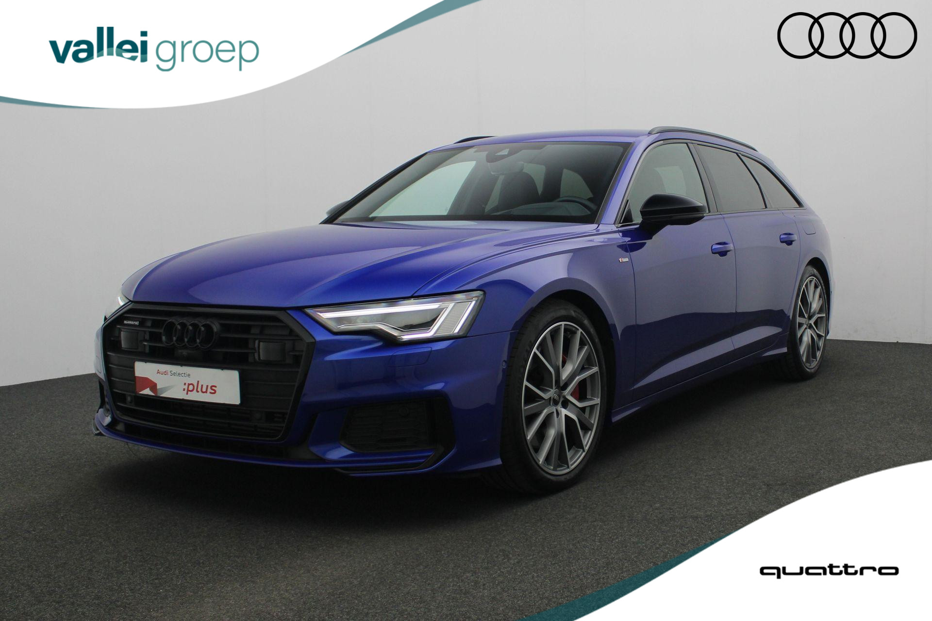 Audi A6 Avant 55 TFSI e 367 pk quattro Competition | S-Line | Valcona leder | Sportstoelen plus | Bang & Olufsen | Geheugenstoel | Rondomzicht camera