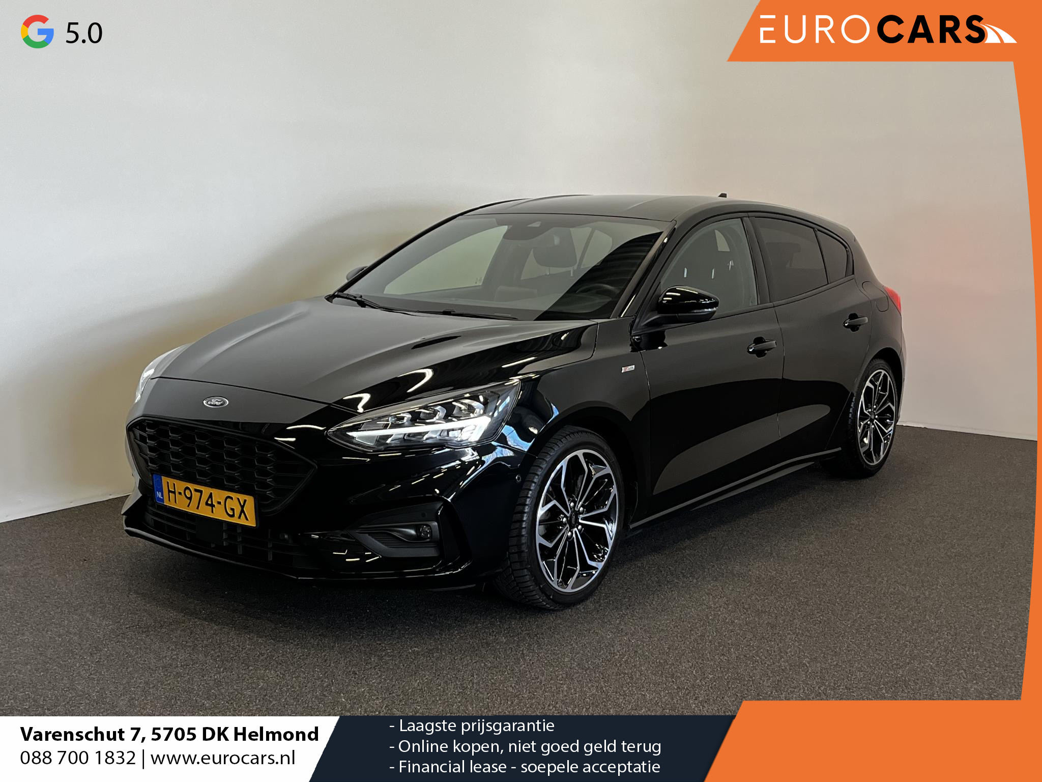 Ford Focus 1.0 EcoBoost ST Line Business Airco|ECC Navi Carplay PDC VA + Camera Full LED Design Pack 18" LM Velgen Trekhaak