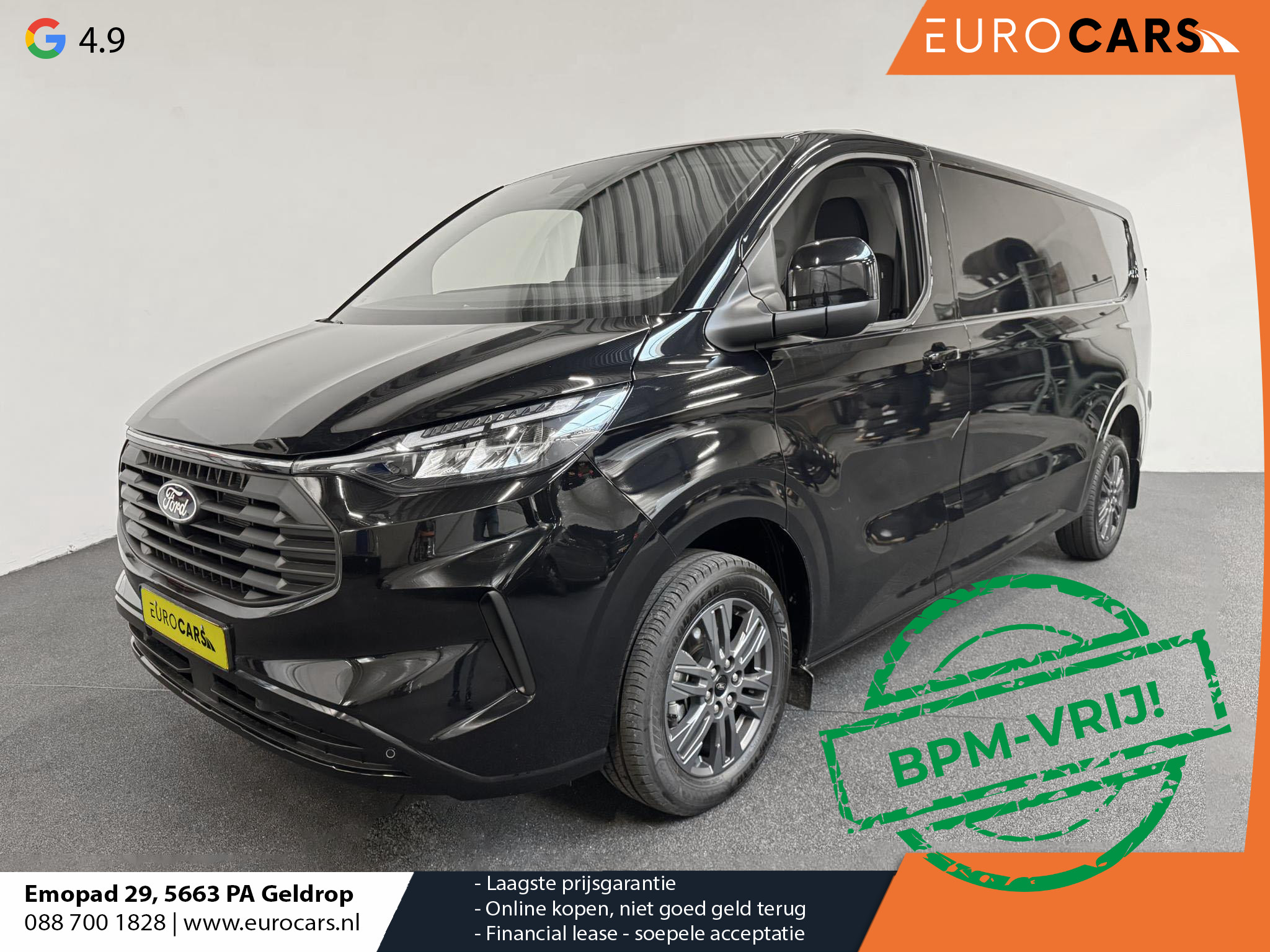 Ford Transit Custom 320 2.0 TDCI L2H1 Limited Automaat Airco Navigatie Cruise control Trekhaak