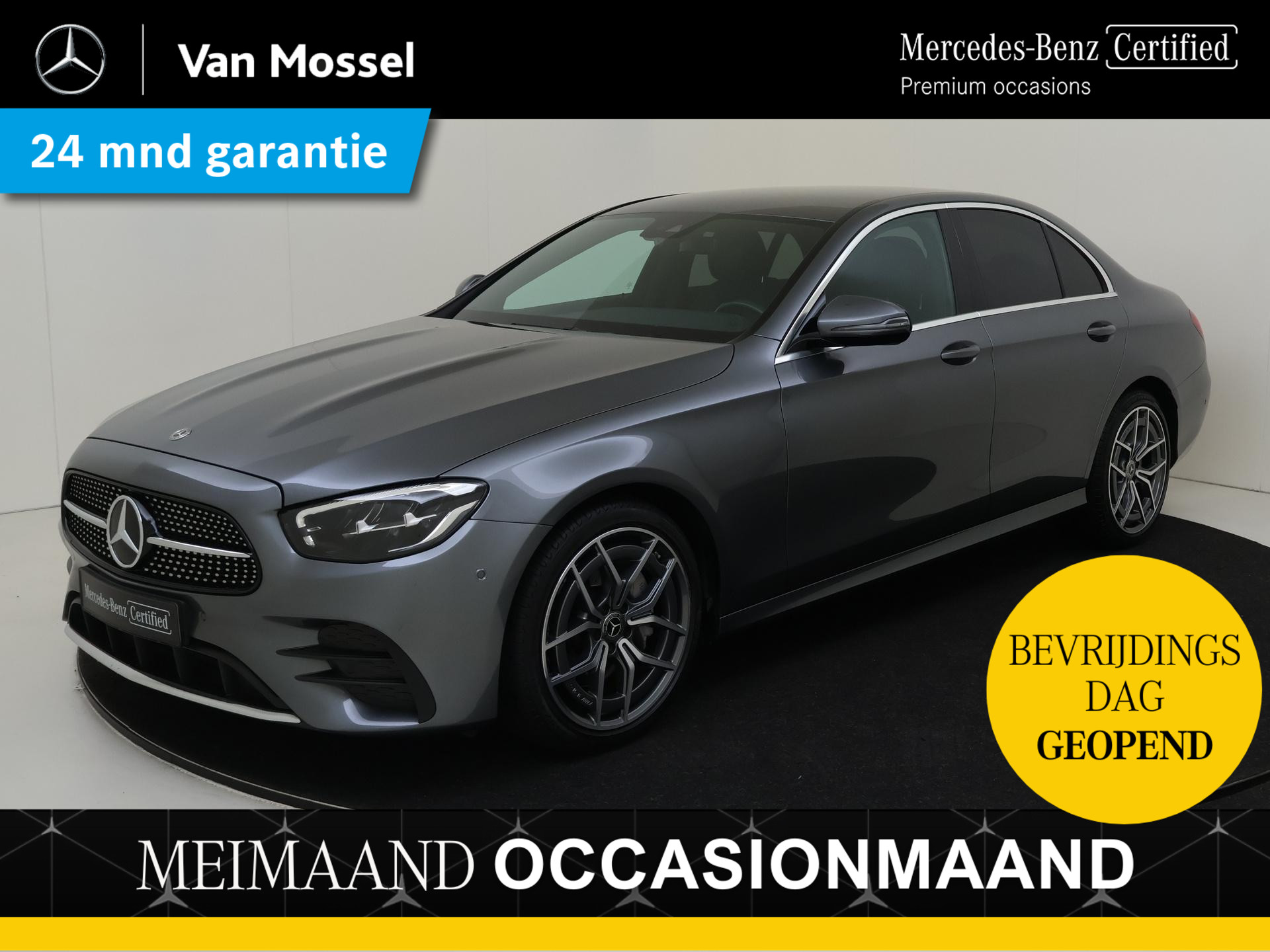 Mercedes-Benz E-Klasse 200 Business Solution AMG / Stoelverwarming / Achteruitrijcamera / Sfeerverlichting /