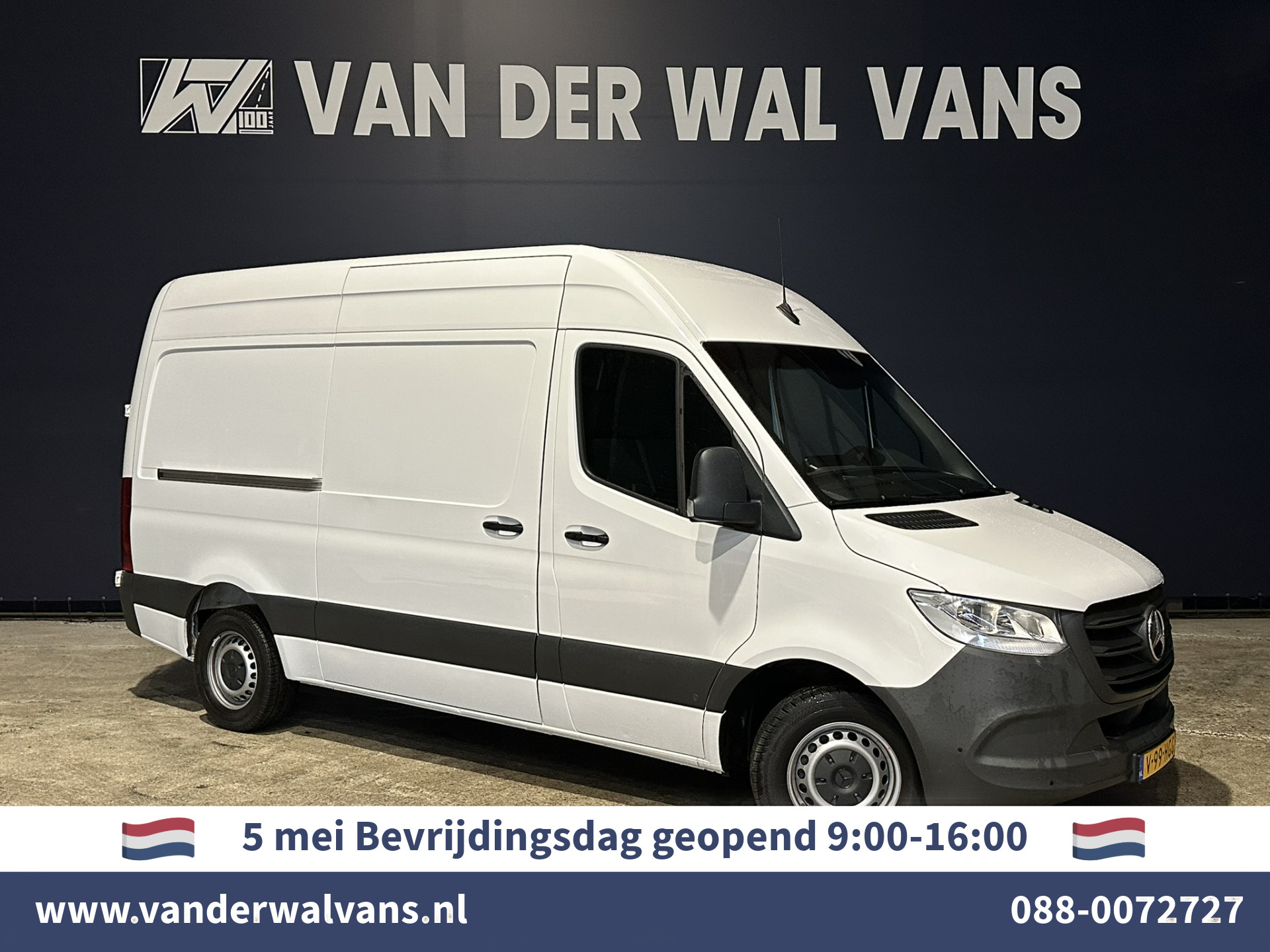 Mercedes-Benz Sprinter 317 CDI 170pk L2H2 Euro6 Airco | Navigatie | Cruisecontrol | Apple Carplay Android Auto, Parkeersensoren, Bijrijdersbank