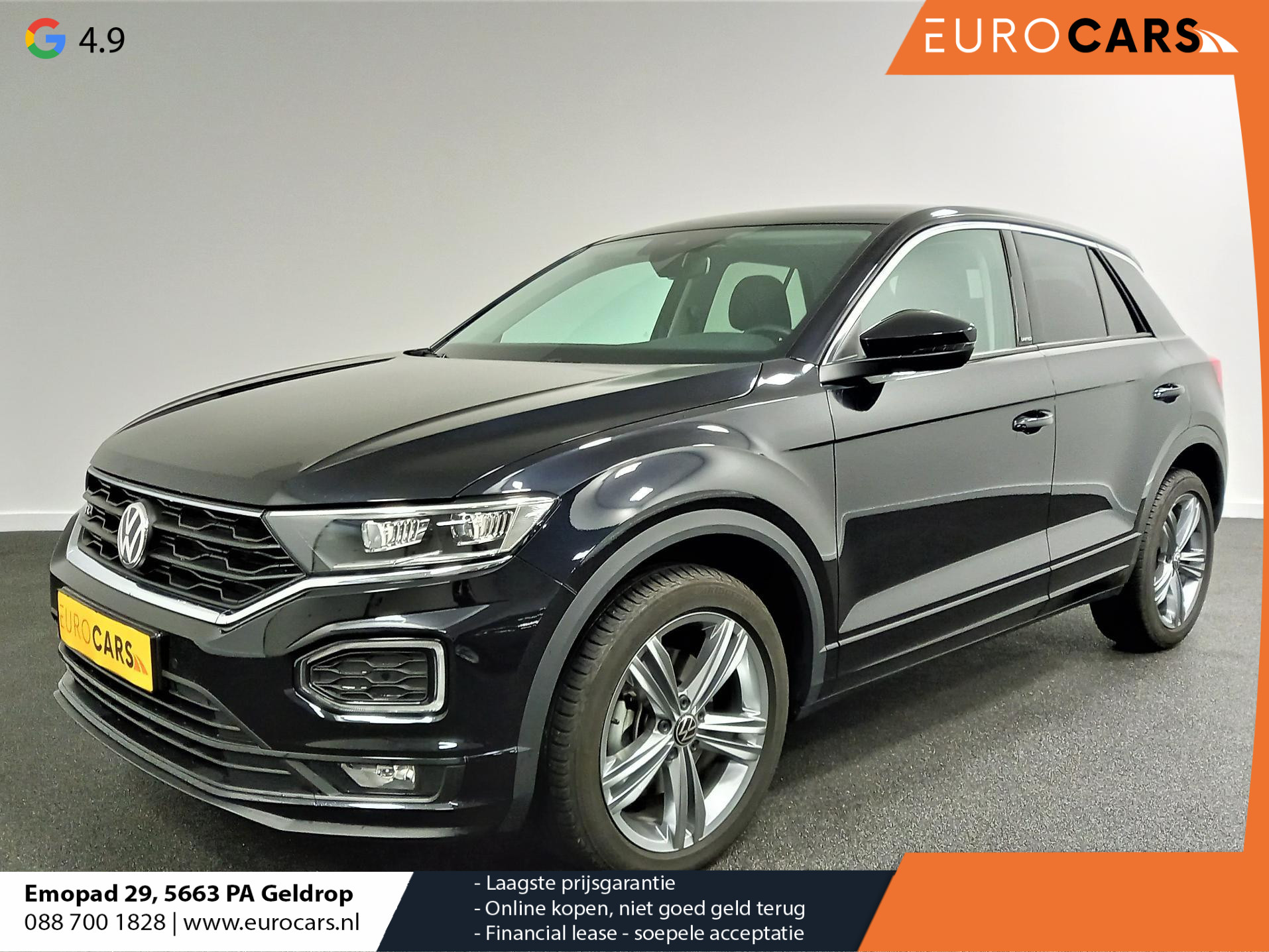 Volkswagen T-Roc 1.5 TSI DSG United R-Line Navigatie Parkeersensoren 19 Inch Lichtmetalen velgen Lane Assist Digitale Cockpit