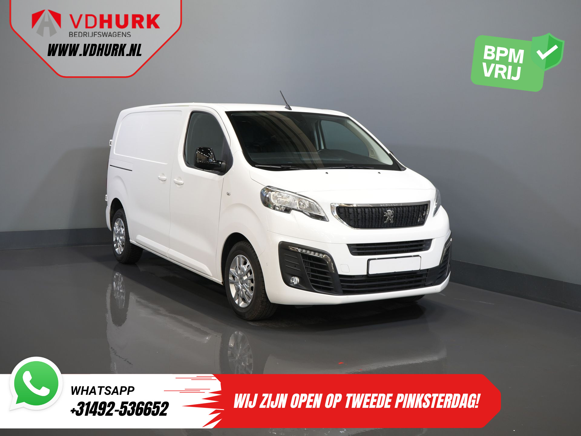 Peugeot Expert 2.0 HDI 180 pk L2 Aut. BPM VRIJ! Standkachel/ Stoelverw./ Carplay/ Camera/ PDC/ Cruise/ Climate/ Betimmerd