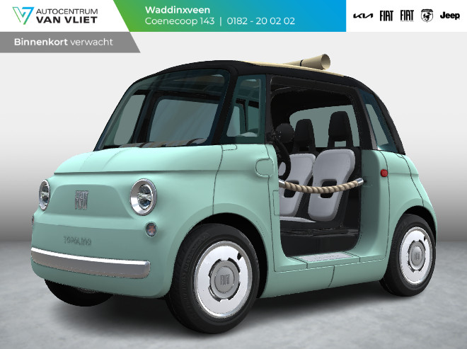 Fiat Topolino Dolcevita | Binnenkort beschikbaar voor proefritten | Actieradius 75km