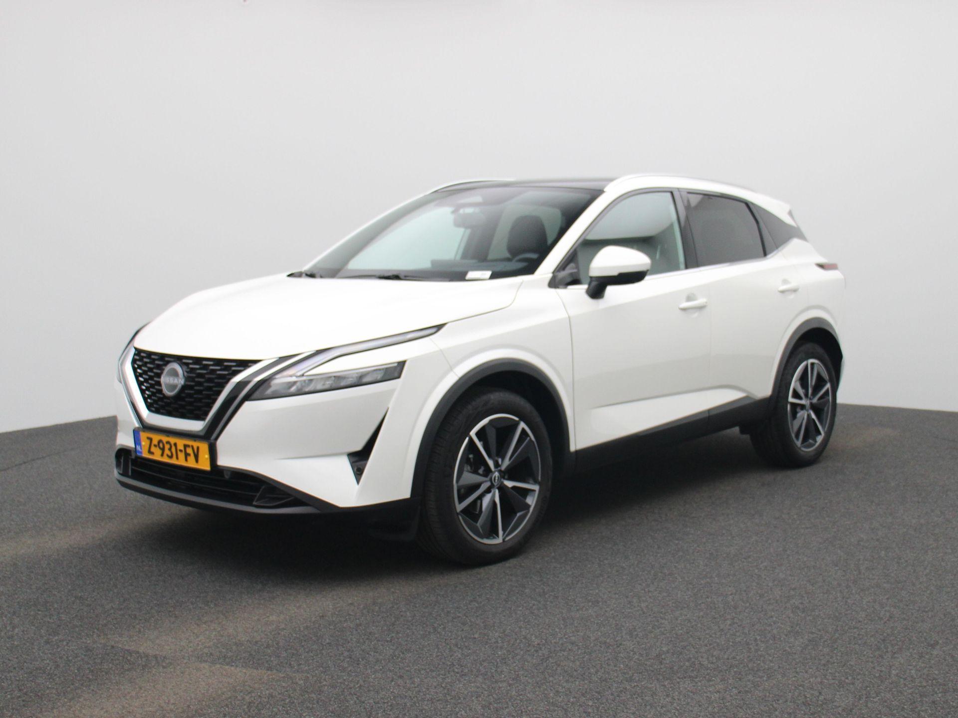 Nissan QASHQAI 1.3 MHEV Xtronic Tekna BTW|AUTOMAAT| OCCASION LEASE MOGELIJK op aanvraag| Cruise/Climate Control| Electr verst best stoel  / Achterklep| 360 Camera | Navigatie |Panoramadak
