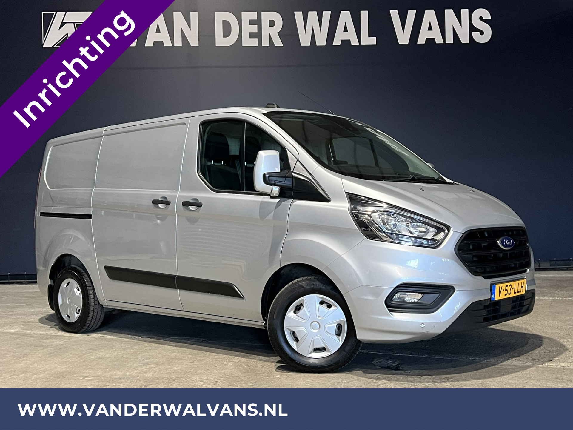 Ford Transit Custom 2.0 TDCI 131pk L1H1 inrichting Euro6 Airco | Camera | LED | Apple Carplay | Cruisecontrol Parkeersensoren, Bijrijdersbank, 2500kg trekvermogen, stoelverwarming, verwarmde voorruit