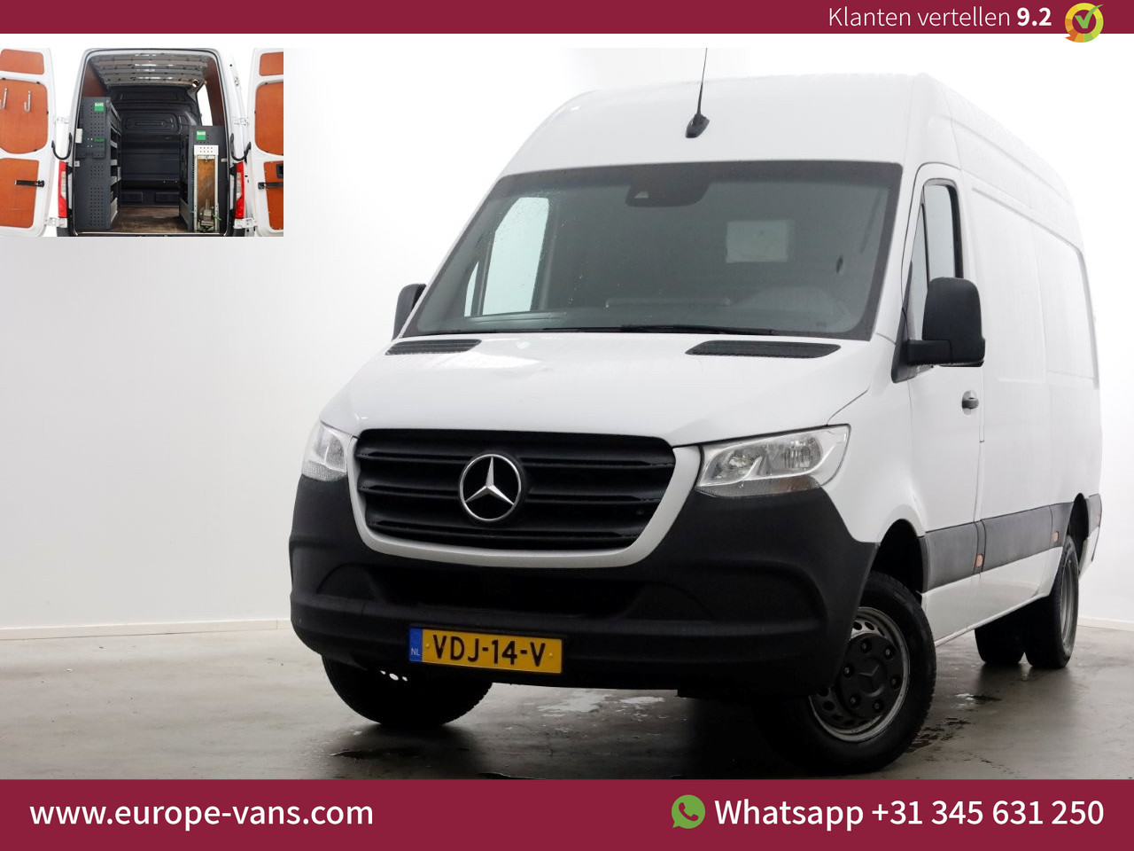 Mercedes-Benz Sprinter 516 CDI 163pk E6 L2H2 Airco/Inrichting/230V Trekhaak 3500kg 11-2019