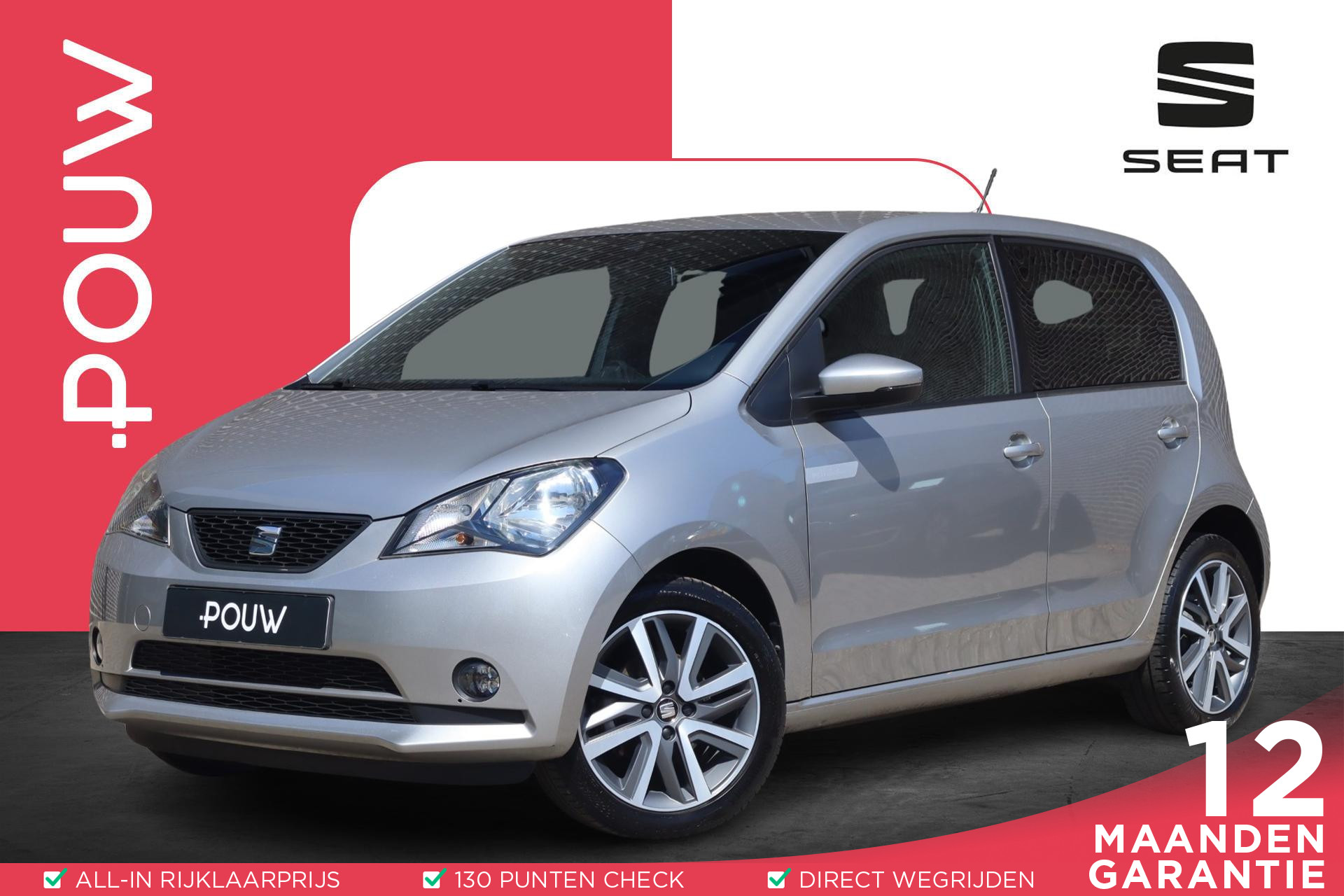 SEAT Mii Electric 83pk Plus | Volautomatische Airconditioning | Stoelverwarming | Parkeersensor Achter