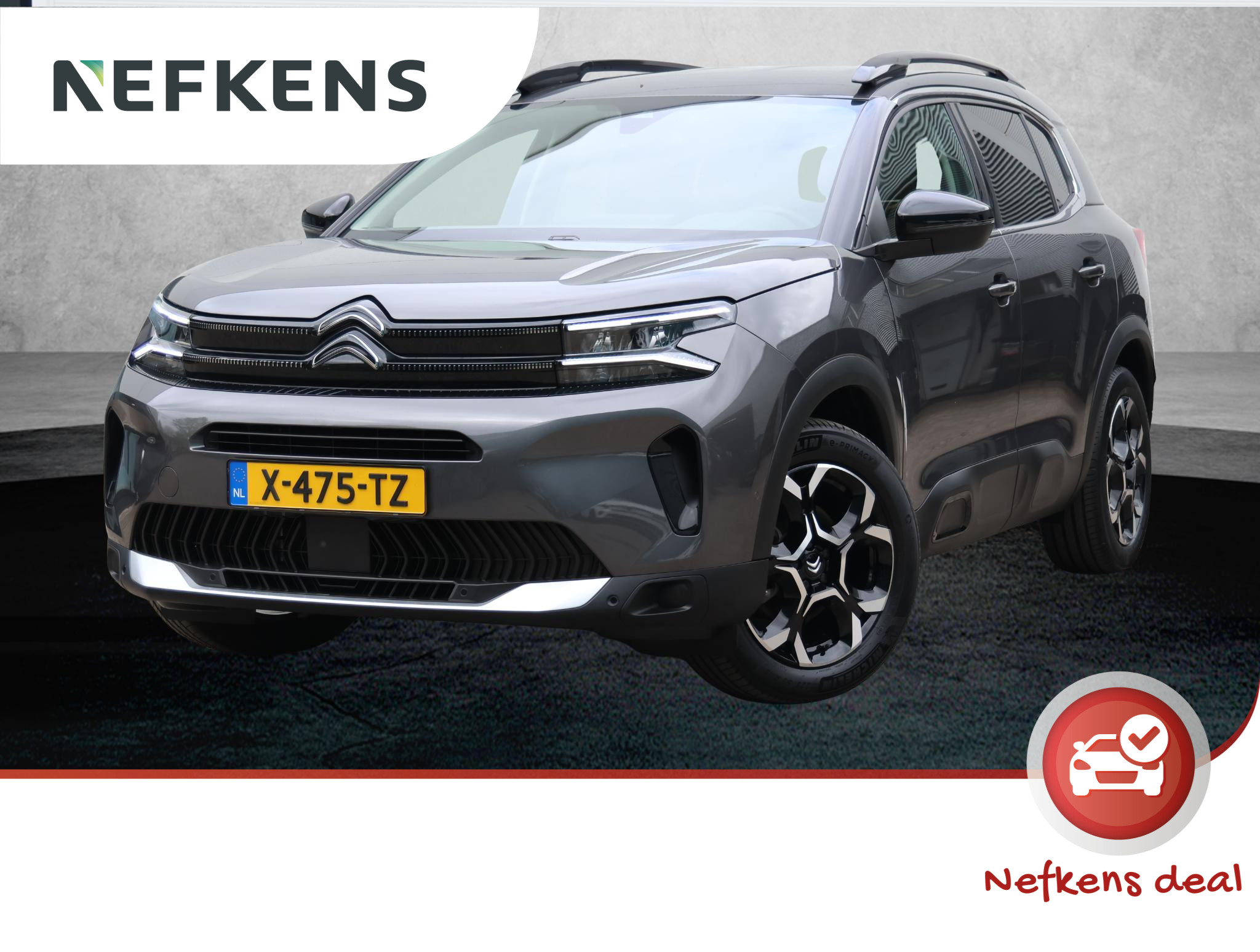 Citroën C5 Aircross 1.2 Hybrid 136 PK Plus Automaat | Dodehoekbewaking | Keyless Entry | Camera | CarPlay