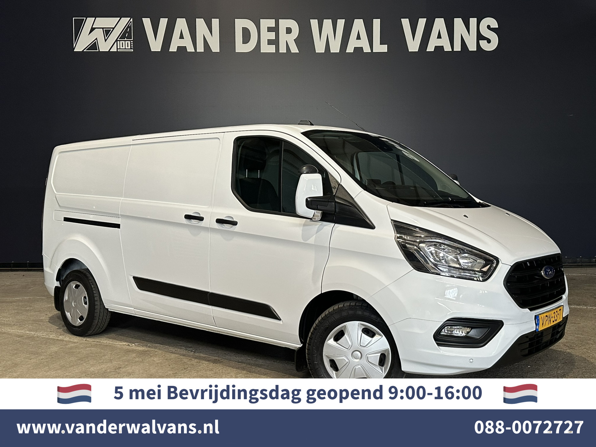 Ford Transit Custom 2.0 TDCI 130pk Automaat L2H1 inrichting Euro6 Airco | Camera | Stoelverwarming | Apple carplay Android auto, Cruisecontrol, Parkeersensoren, Trekhaak, Verwarmde voorruit