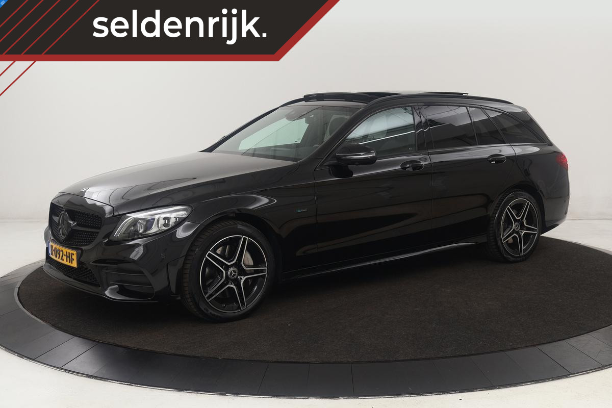 Mercedes-Benz C-Klasse 300e AMG Limited | Panoramadak | Stoelverwarming | 360 camera | Matrix LED | Carplay | Trekhaak | Leder/Alcantara | Climate control