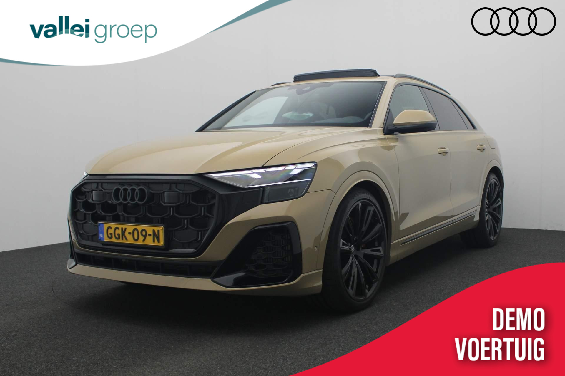 Audi Q8 55 TFSI e 394PK S-tronic quattro Pro Line S / S-Line | Pano | Trekhaak | Leder | Matrix LED | B&O | Geheugenstoel | 360 Camera