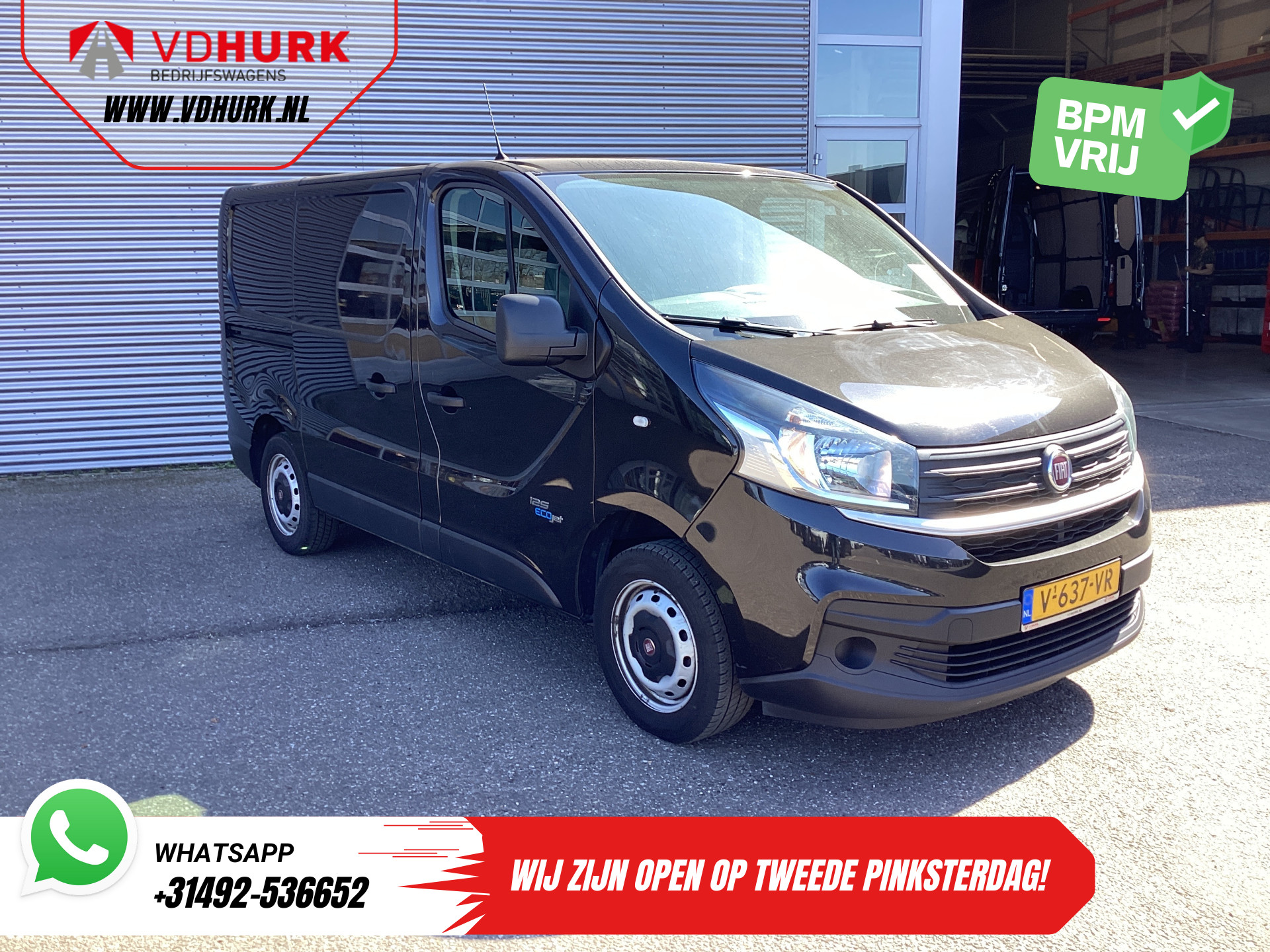 Fiat Talento 1.6 MJ 125 pk EXPORT ONLY NL Auto/ Dealer Ond./ Cruise/ Camera/ Airco/ Trekhaak