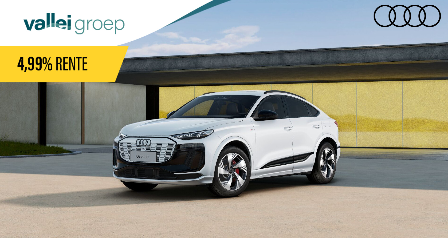 Audi Q6 e-tron S edition e-tron perf 100Kwh 225 kW / 306 PK Sport 225 kW / 306 pk | Tech Pro | Panoramadak | Trekhaak