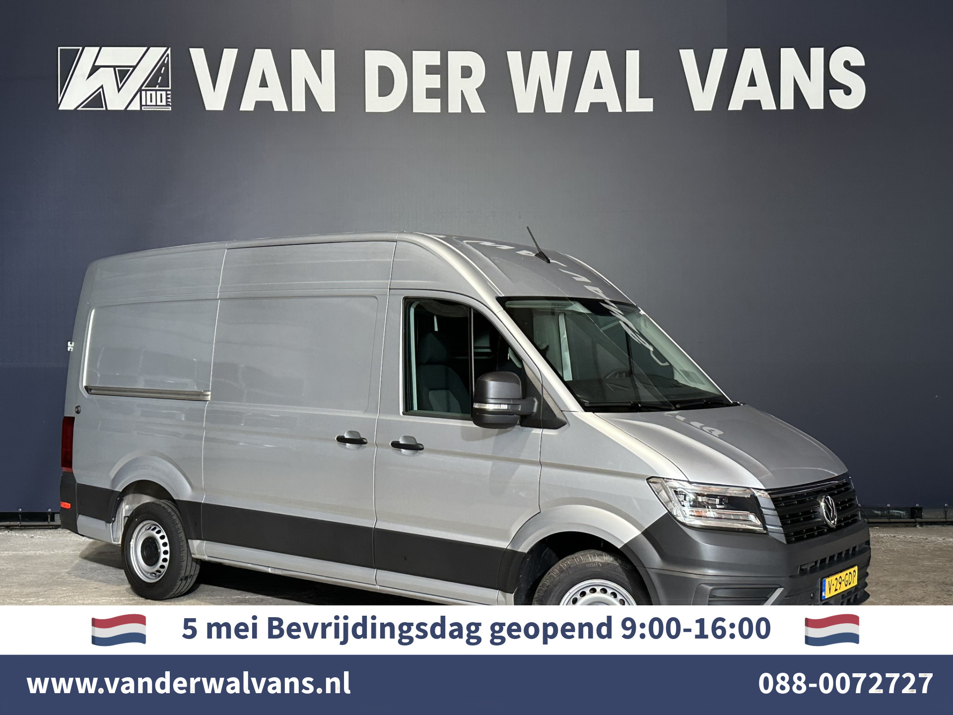 Volkswagen Crafter 2.0 TDI 140pk L3H3 L2H2 Euro6 Airco | Camera | Navigatie | LED | Stoelverwarming Apple Carplay, Android Auto, Chauffeursstoel, Parkeersensoren, 3000kg Trekvermogen